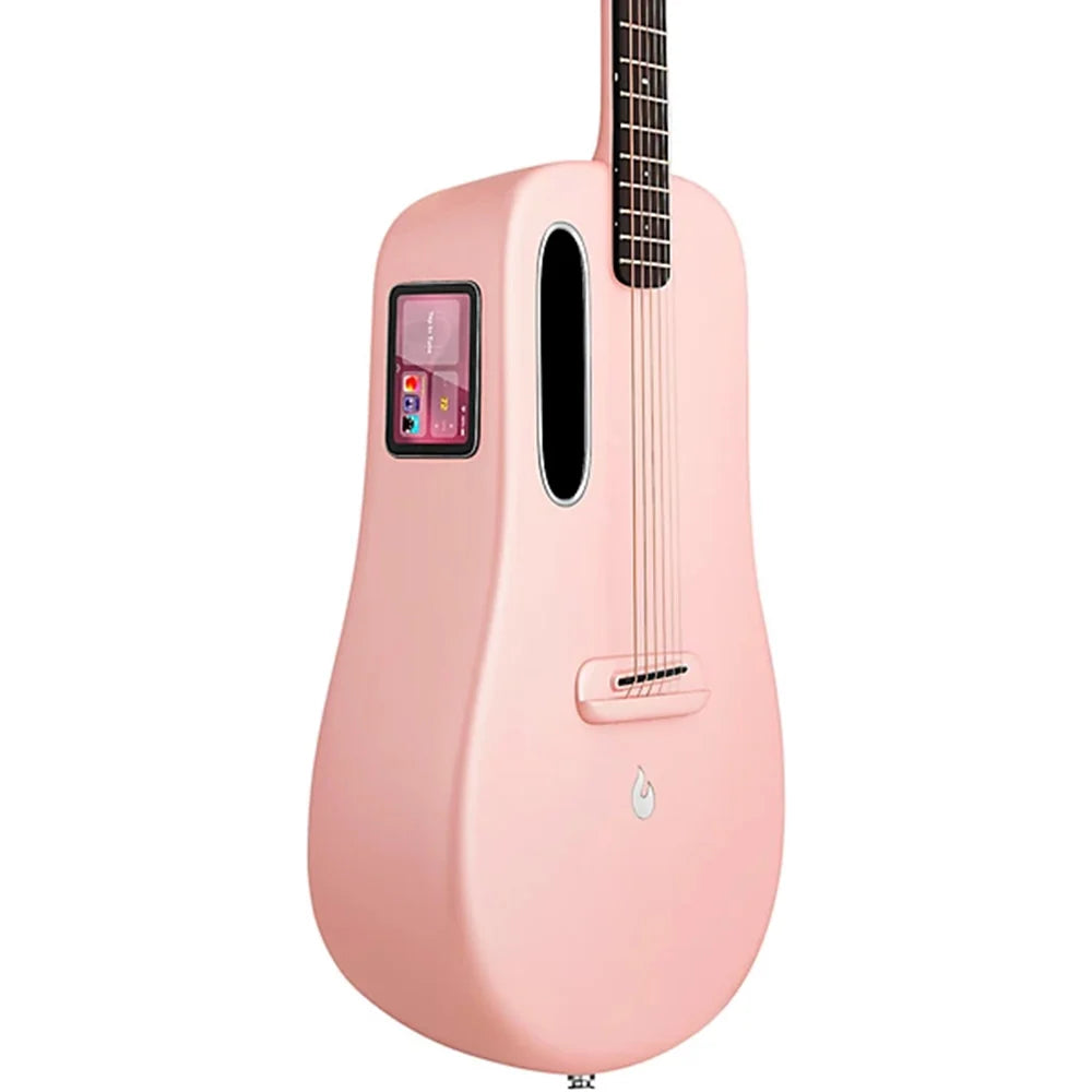 π₯ LAVA Music ME 4 36β Smart Carbon Electro Acoustic Guitar~ Pink~ FREE Cable π₯