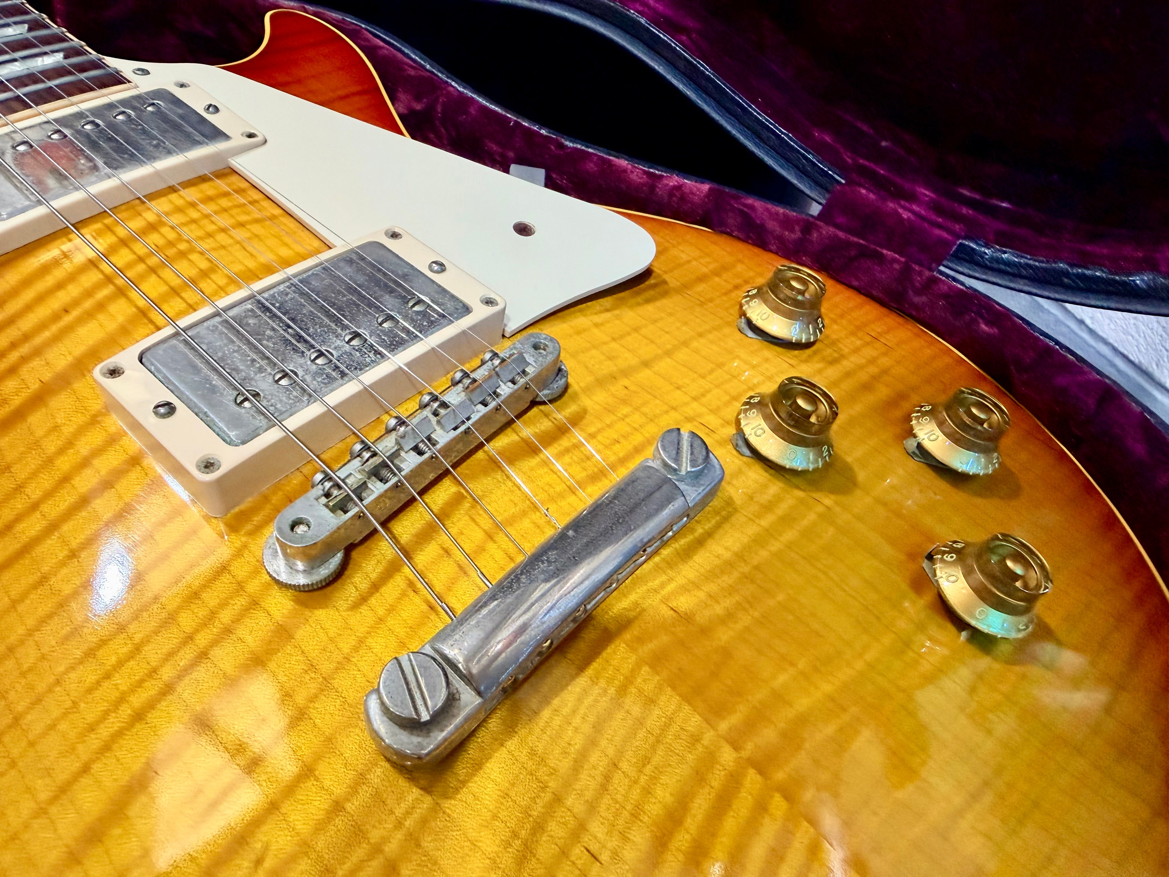 🔥YAMANO🔥 1999 Gibson Custom Shop 1959 Les Paul Historic Reissue~ Ice Tea Burst