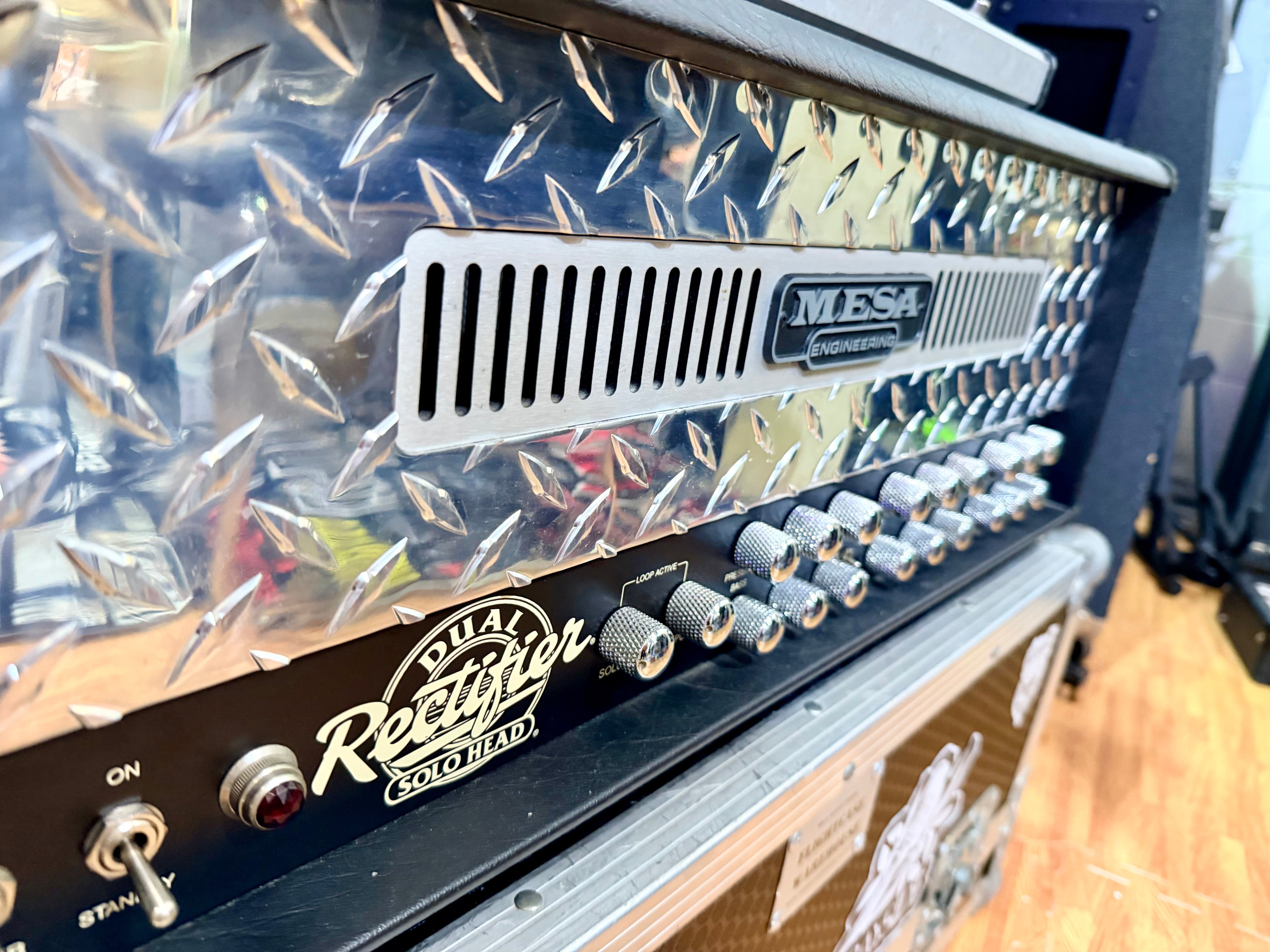 🔥 Mesa Boogie Dual Rectifier Solo Head Amplifier 100W Valve Amp + Case 🔥