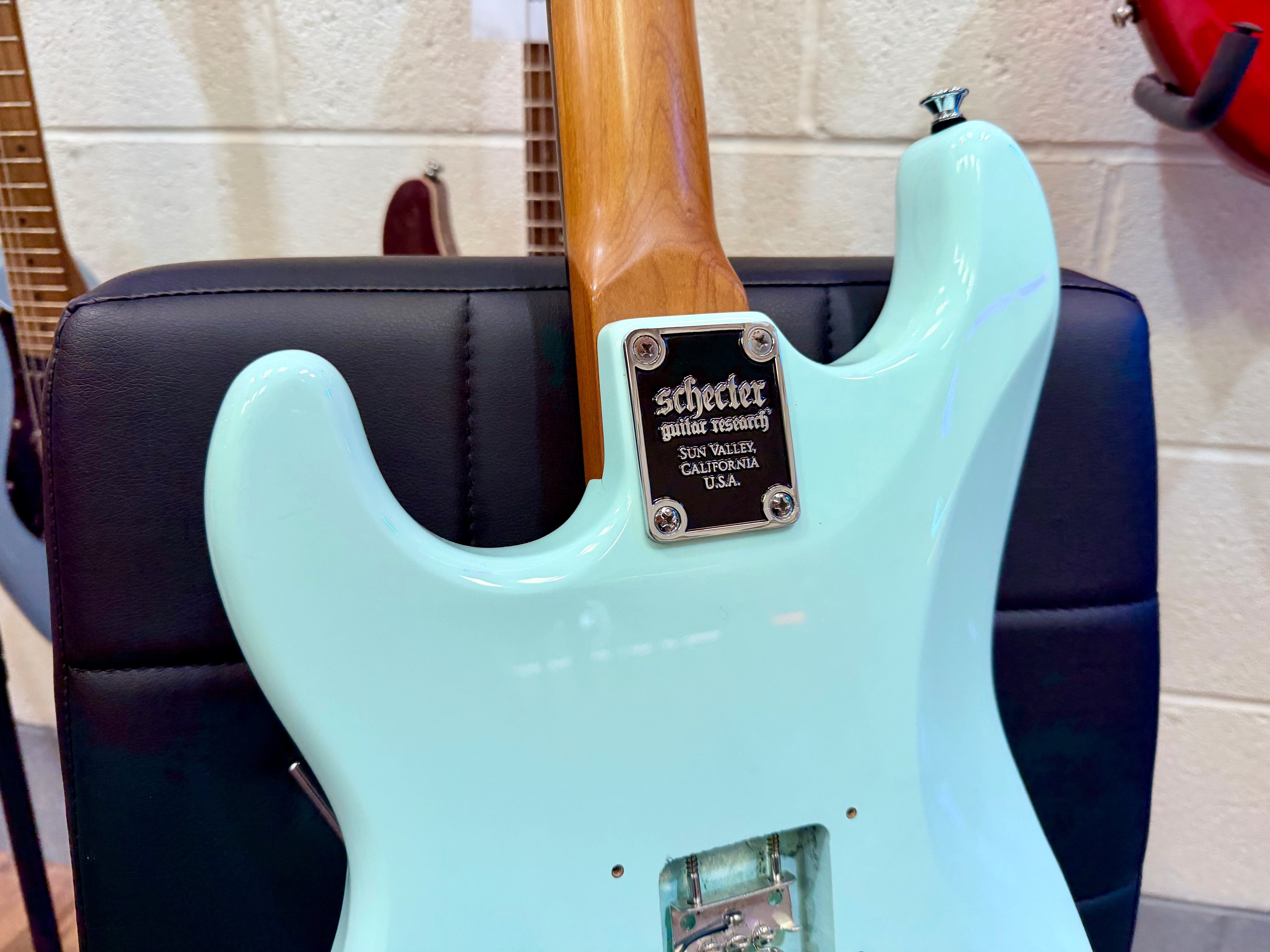 🔥2019🔥 Schecter Nick Johnson Traditional~ Atomic Frost~ Seymour Duncan Lil 59!