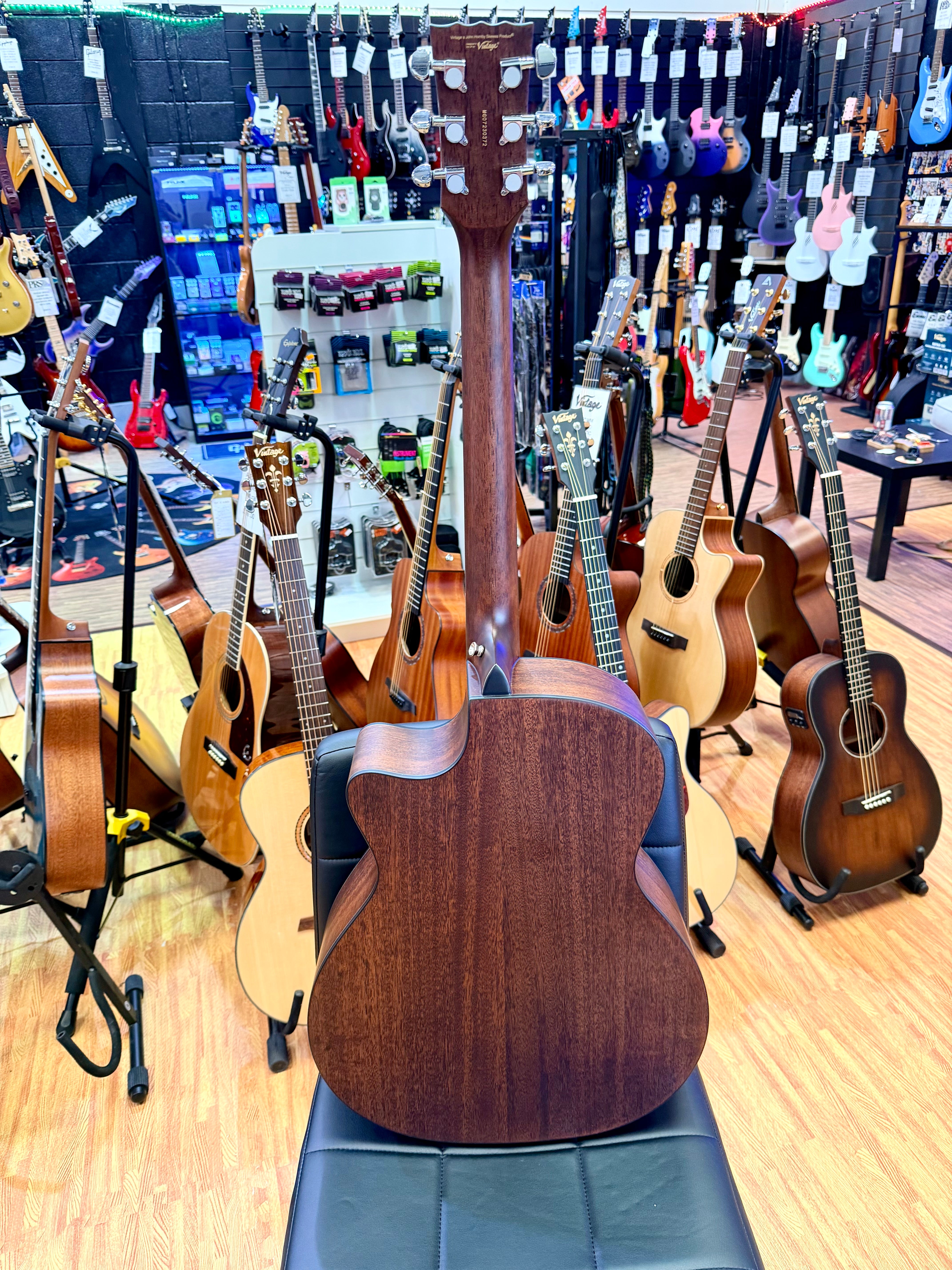 ✨NEW✨ Vintage VEC1900SB Stage Series Grand Auditorium Electro Acoustic Guitar!