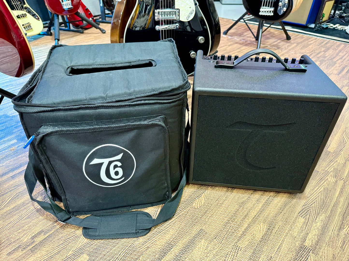 🎸 Tanglewood T6 Acoustic Guitar Amp~ 60w Combo Amplifier + Gig Bag 🎸