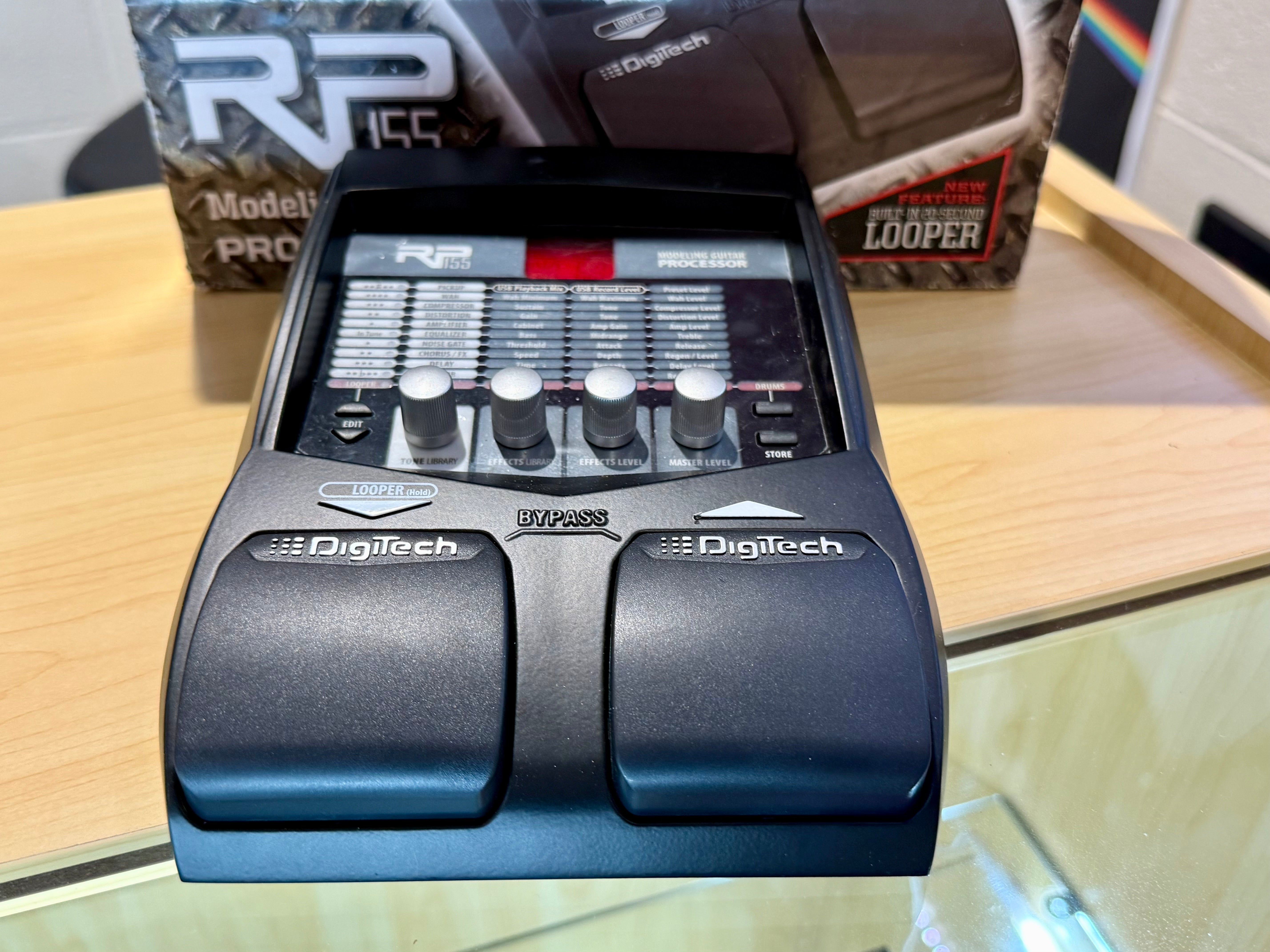 🎸 Digitech RP55 Modelling Guitar Processor~ Multi Effects Pedal Unit~ Boxed 🎸