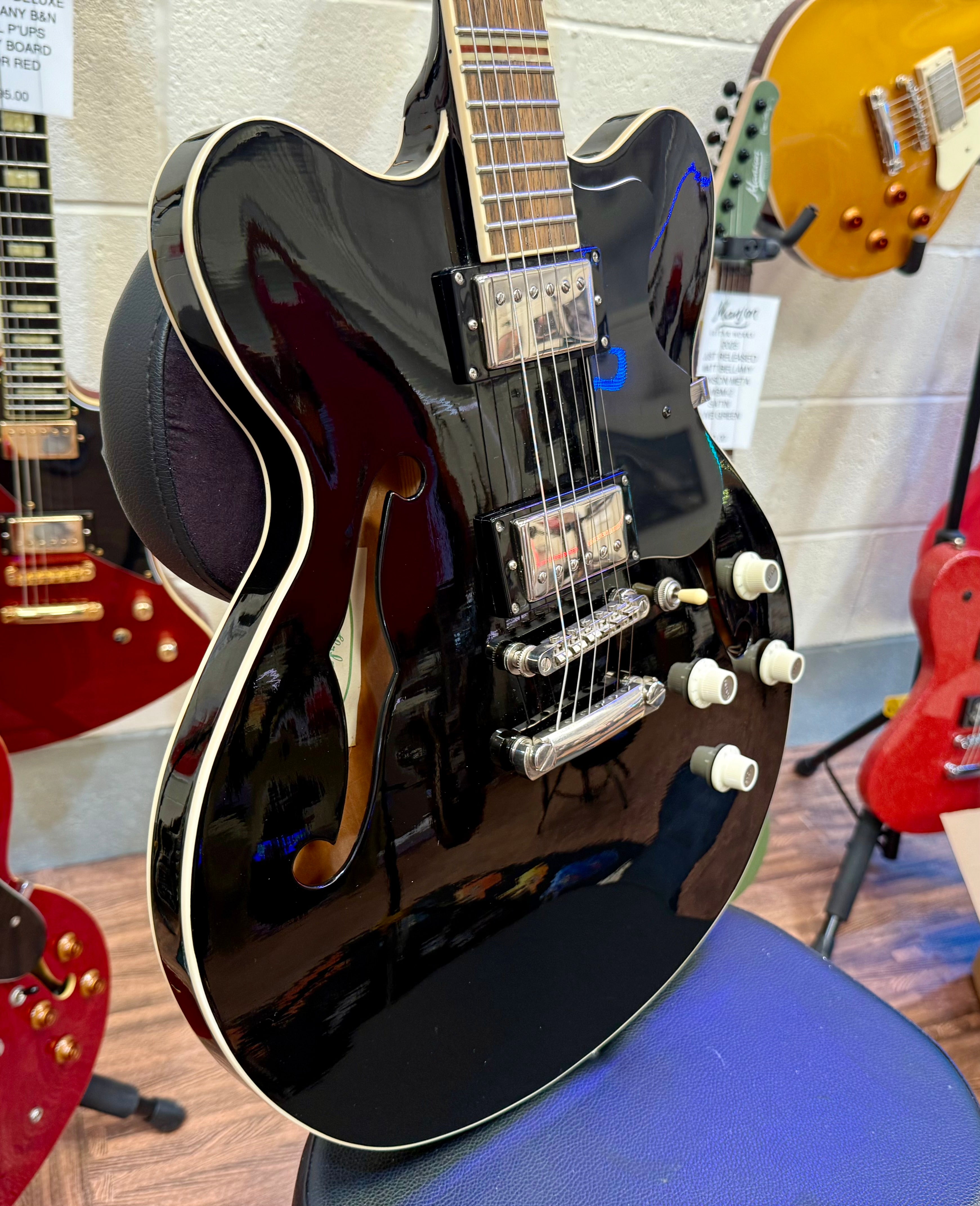 🌟2021🌟 Hofner Verythin HCT Standard~ Black Hollow-body~ Contemporary Series!