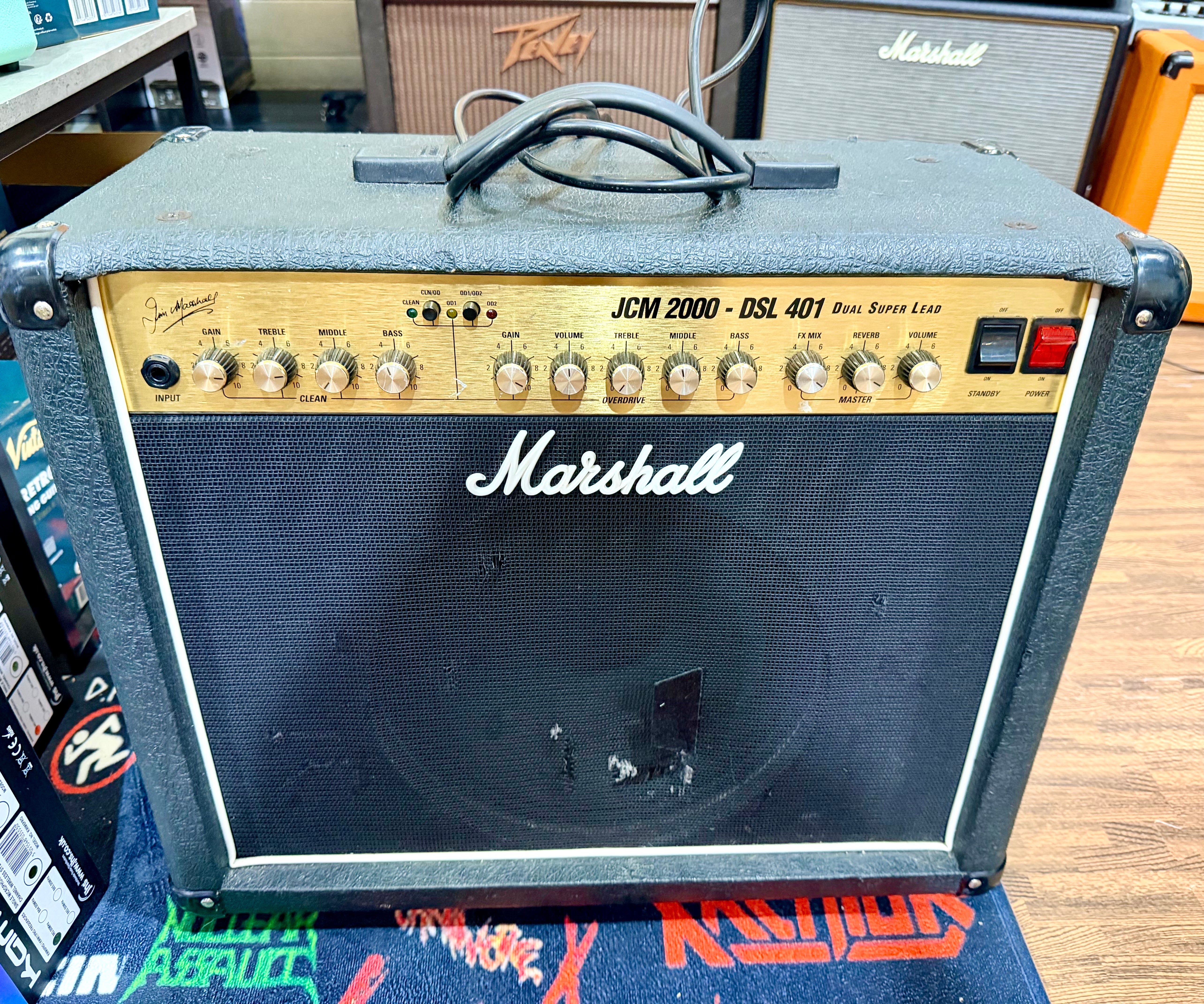 🎸 Marshall JCM 2000 DSL 401 Combo Amplifier~ Guitar Amp~ Fully Working! 🎸