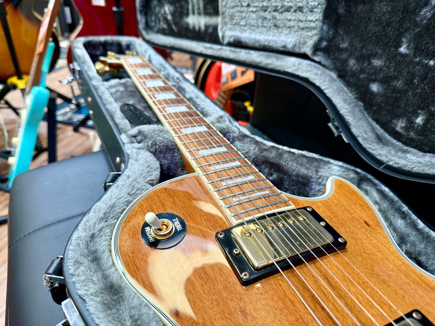 🔥2018🔥 Epiphone Les Paul Custom Pro KOA~ Split Coils + Case~ Ltd Edition!