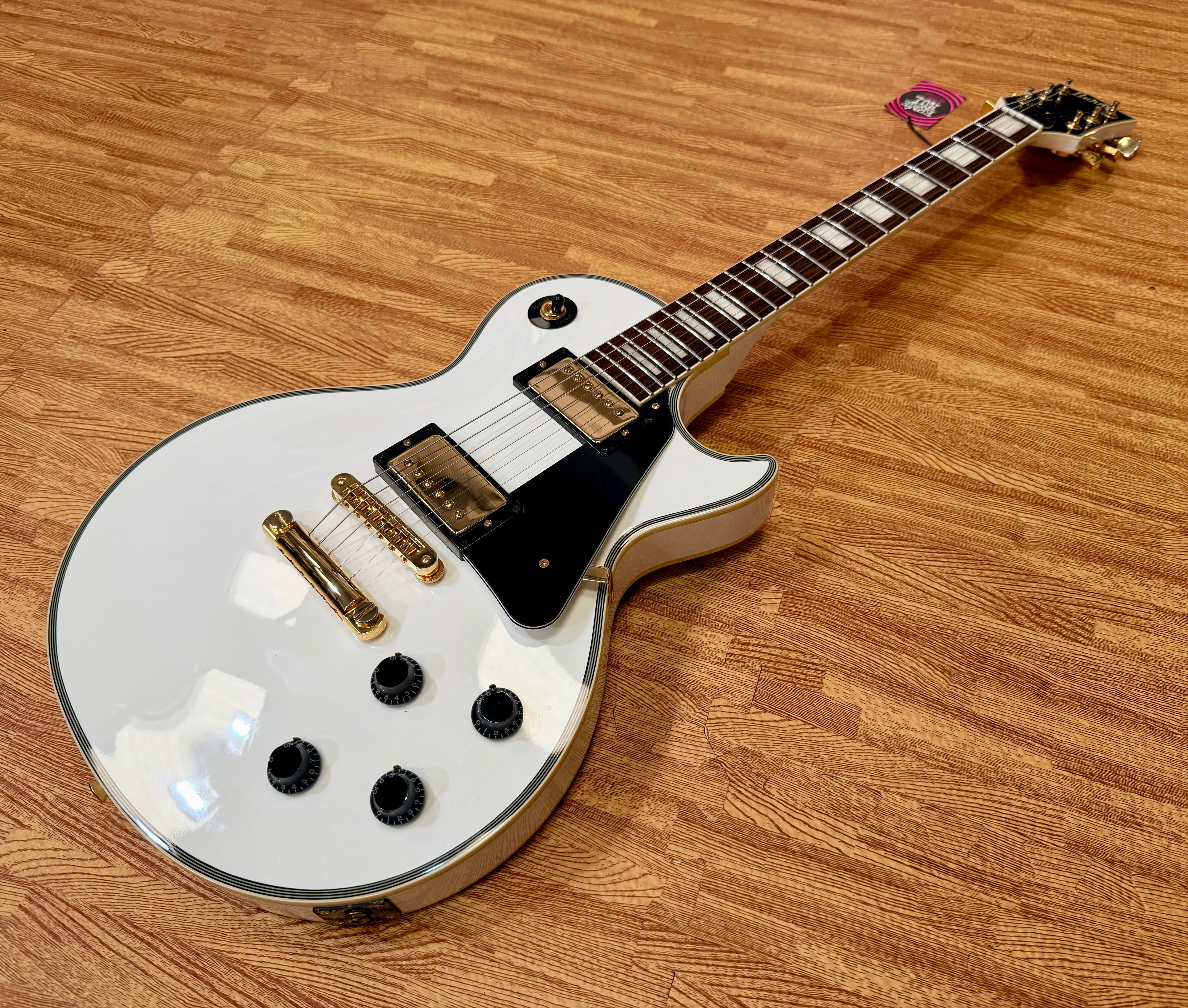 ✨2013✨ Burny SRLC-55 Les Paul Custom~ Alpine White~ Japanese Domestic Import!