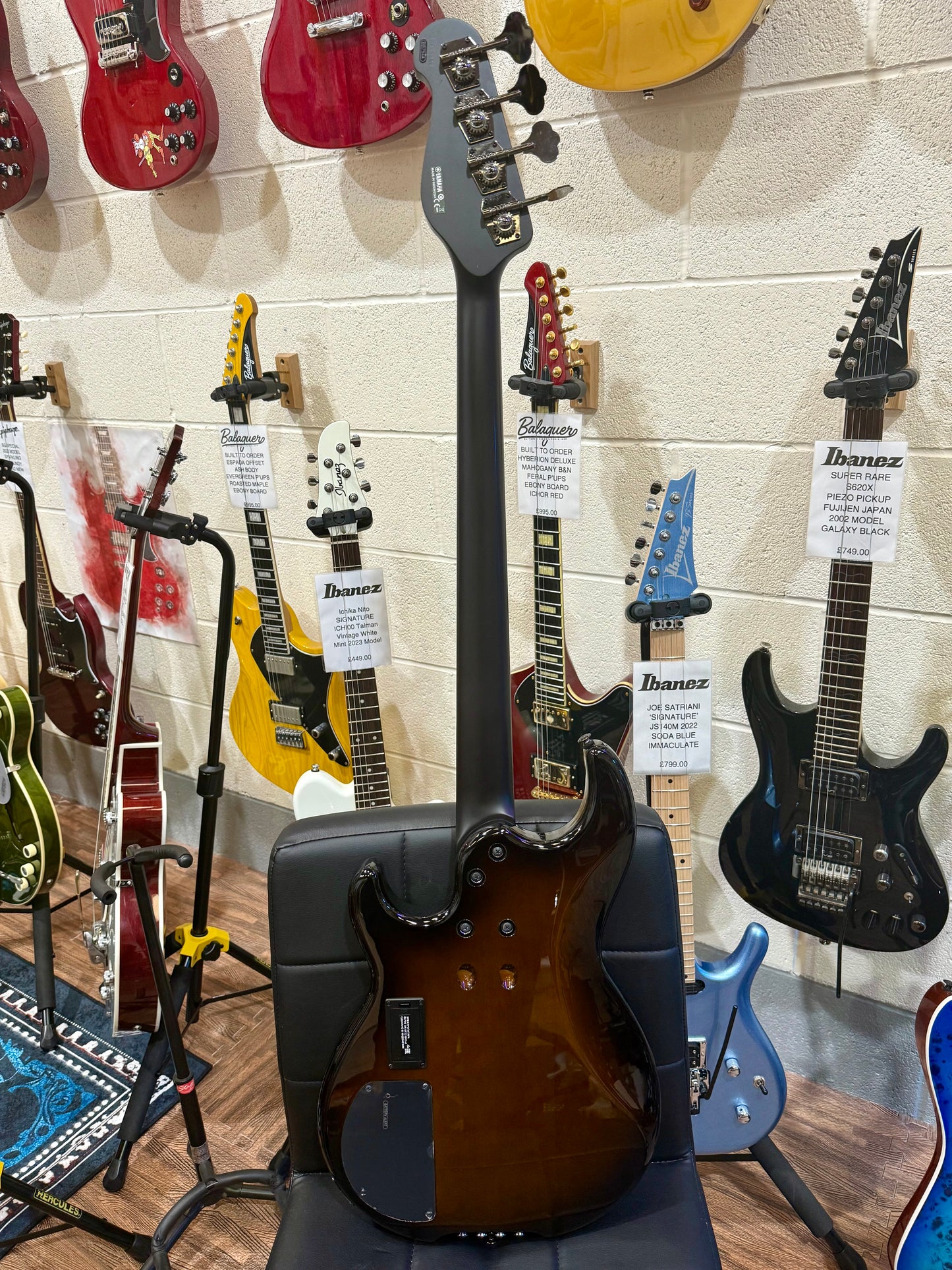 š„MINT 2022š„ Yamaha BB734A Active Bass Guitar~ Dark Coffee Sunburst + Hard Case
