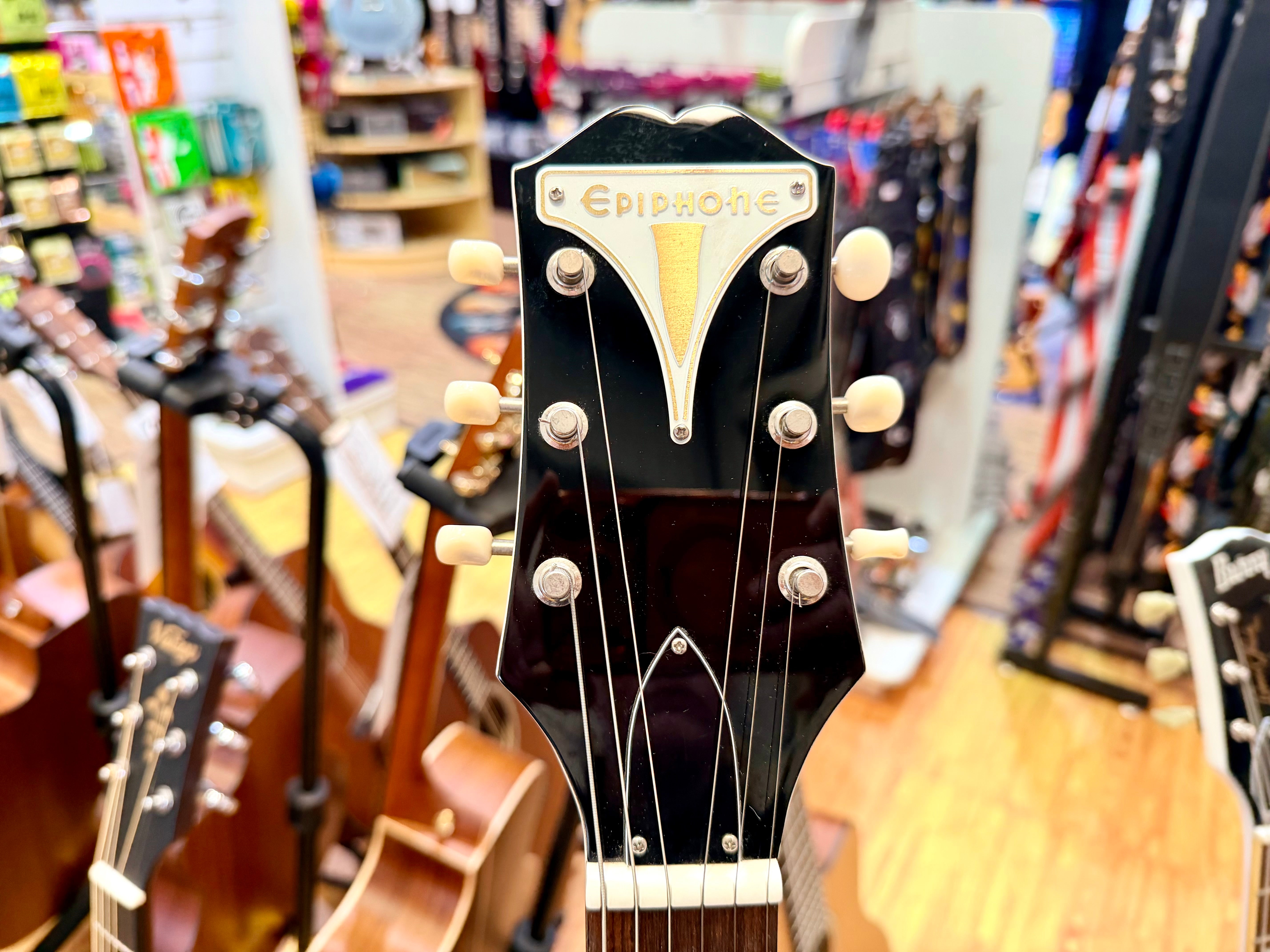 ✨2024✨ Epiphone Crestwood Custom Tremotone Polaris White~ Mini Humbuckers!