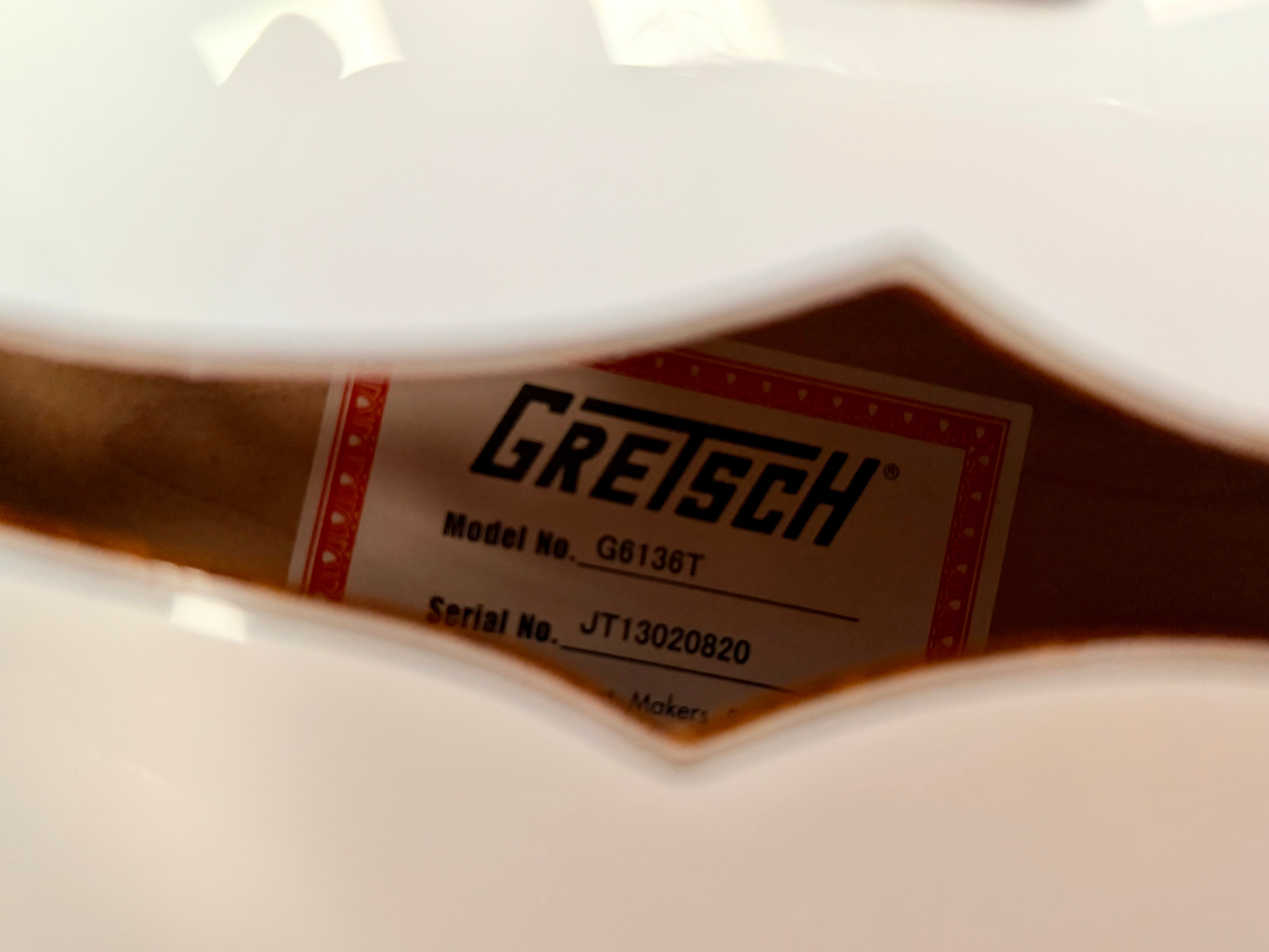 ✨MINT✨ 2013 Gretsch G6136T White Falcon MIJ~ Japan~ Bigsby~ Case & Docs~ Gold!