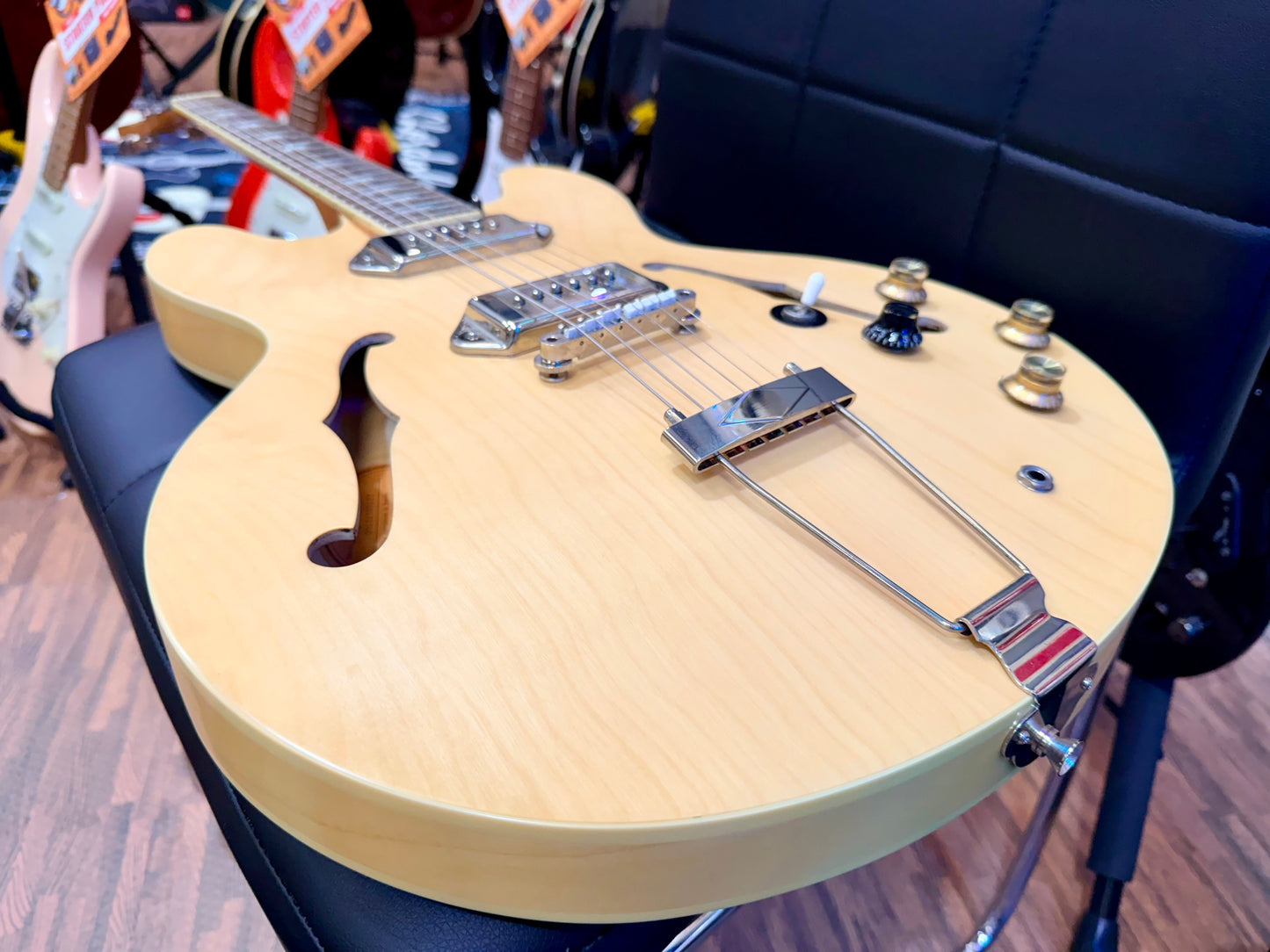 🌟JOHN LENNON SPEC🌟 Epiphone Casino Natural Hollowbody Guitar~ 2009 Model!