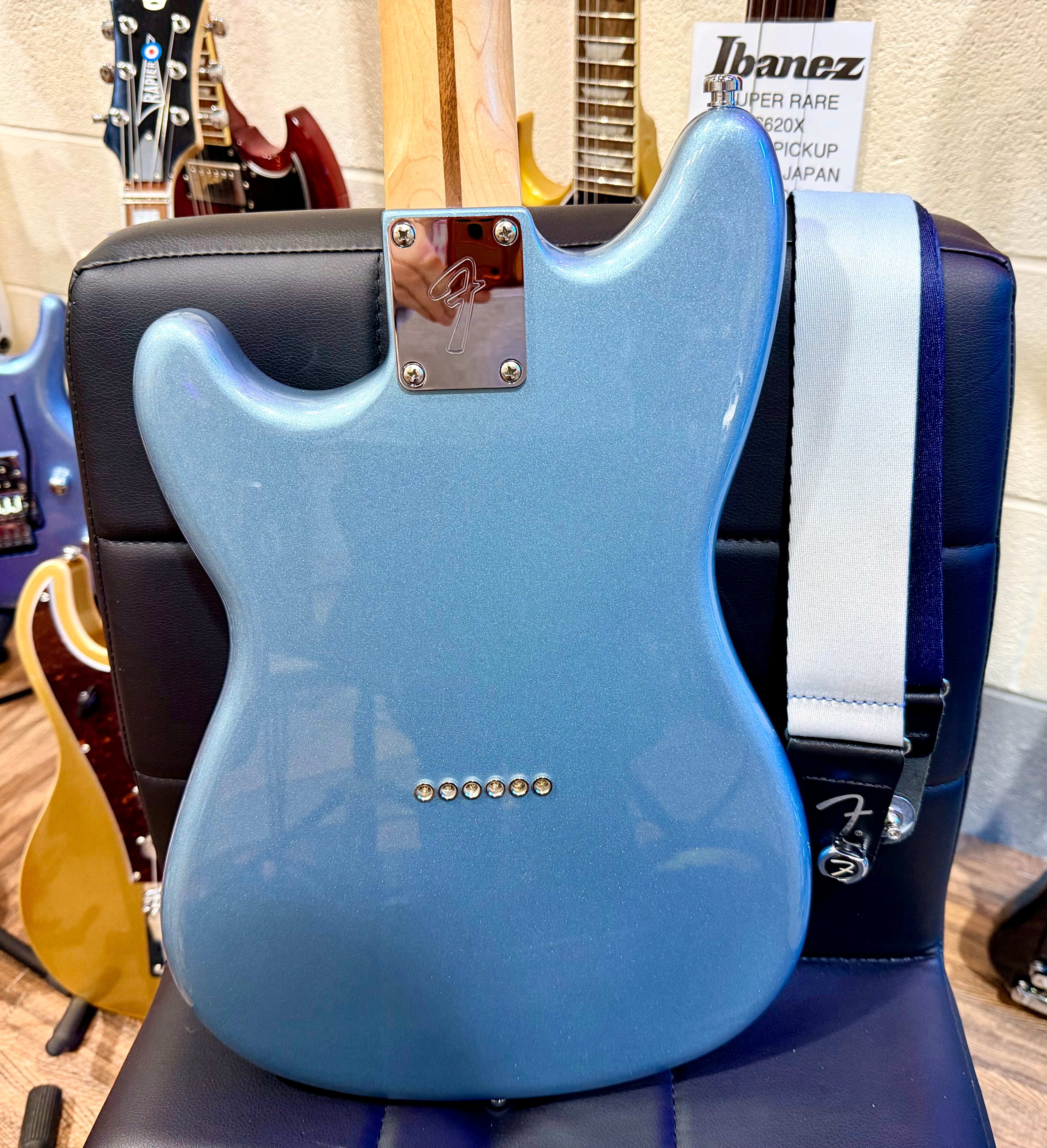 🌟2022 MINT🌟 Fender Player Duo Sonic HS~ Ice Blue Metallic~ Pau Ferro~ Mexican!