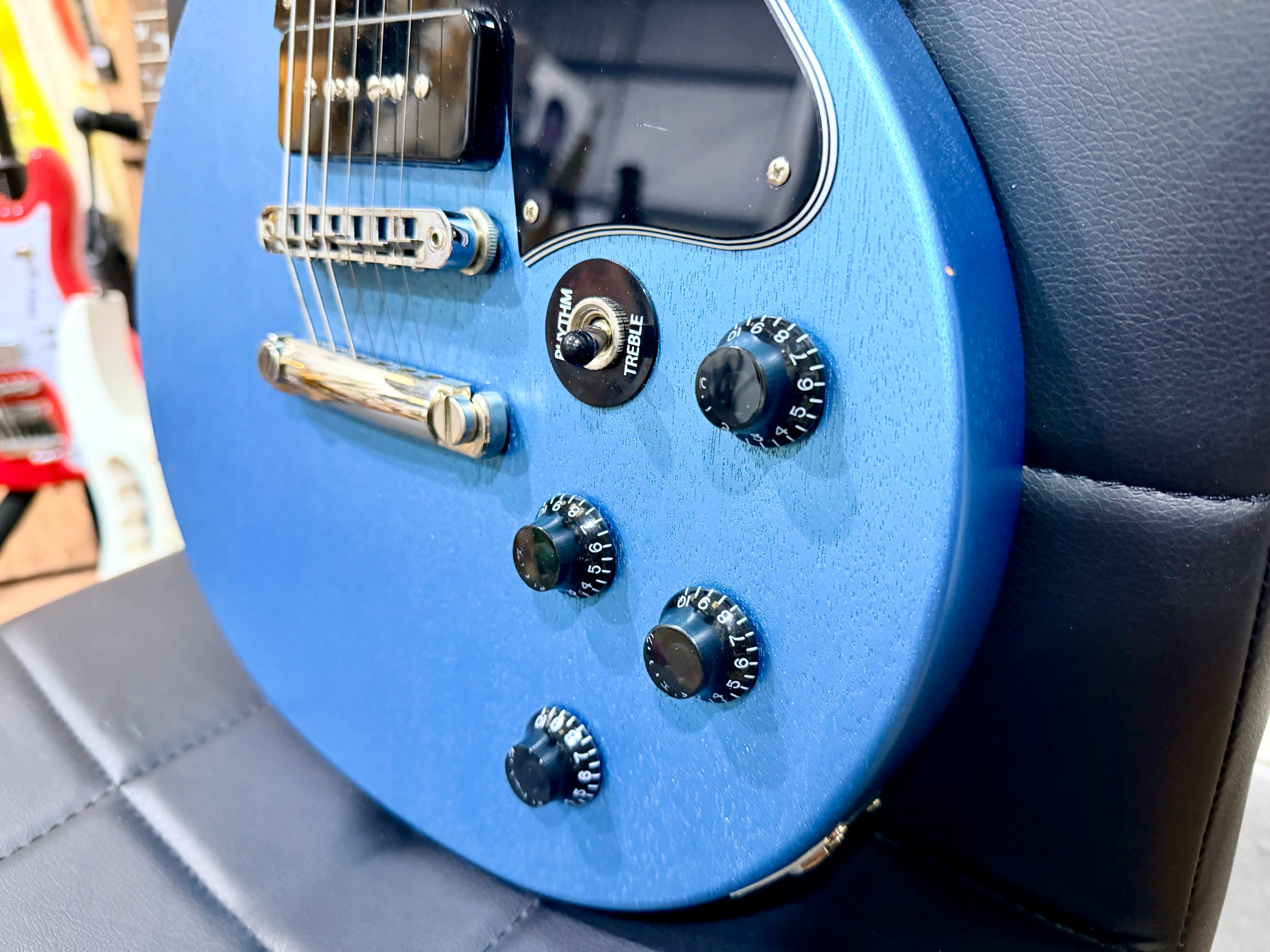 π Gibson Artist Series~ Rick Beato DC Les Paul Special Double-Cut~ Blue Mist π