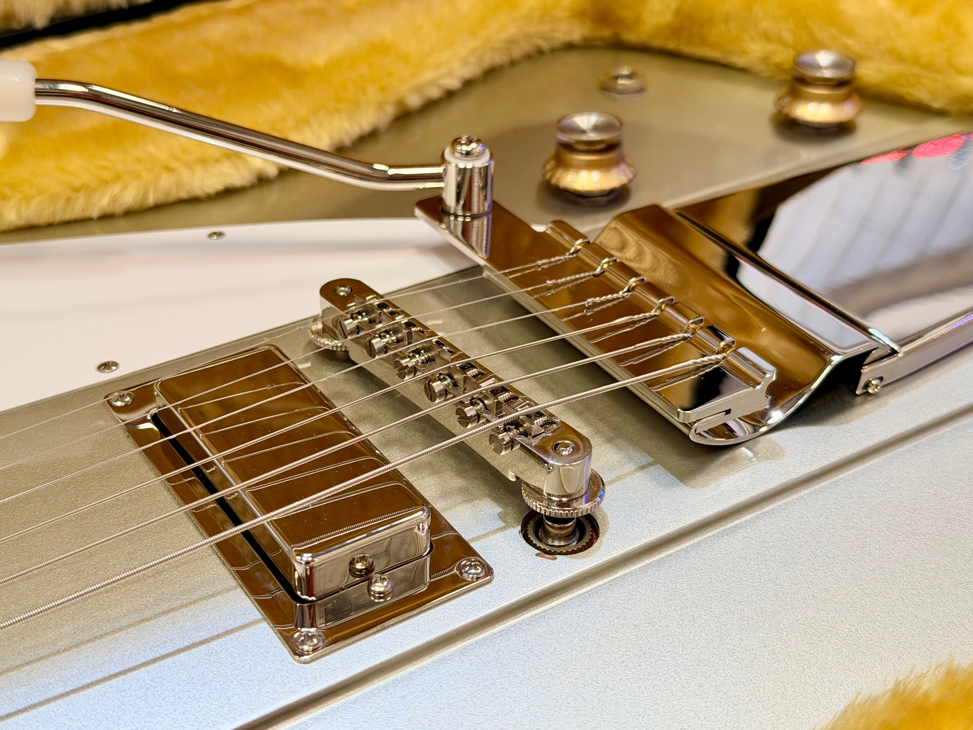✨2024✨ Epiphone Inspired By Gibson Custom 1963 Firebird I Silver Mist~ Maestro