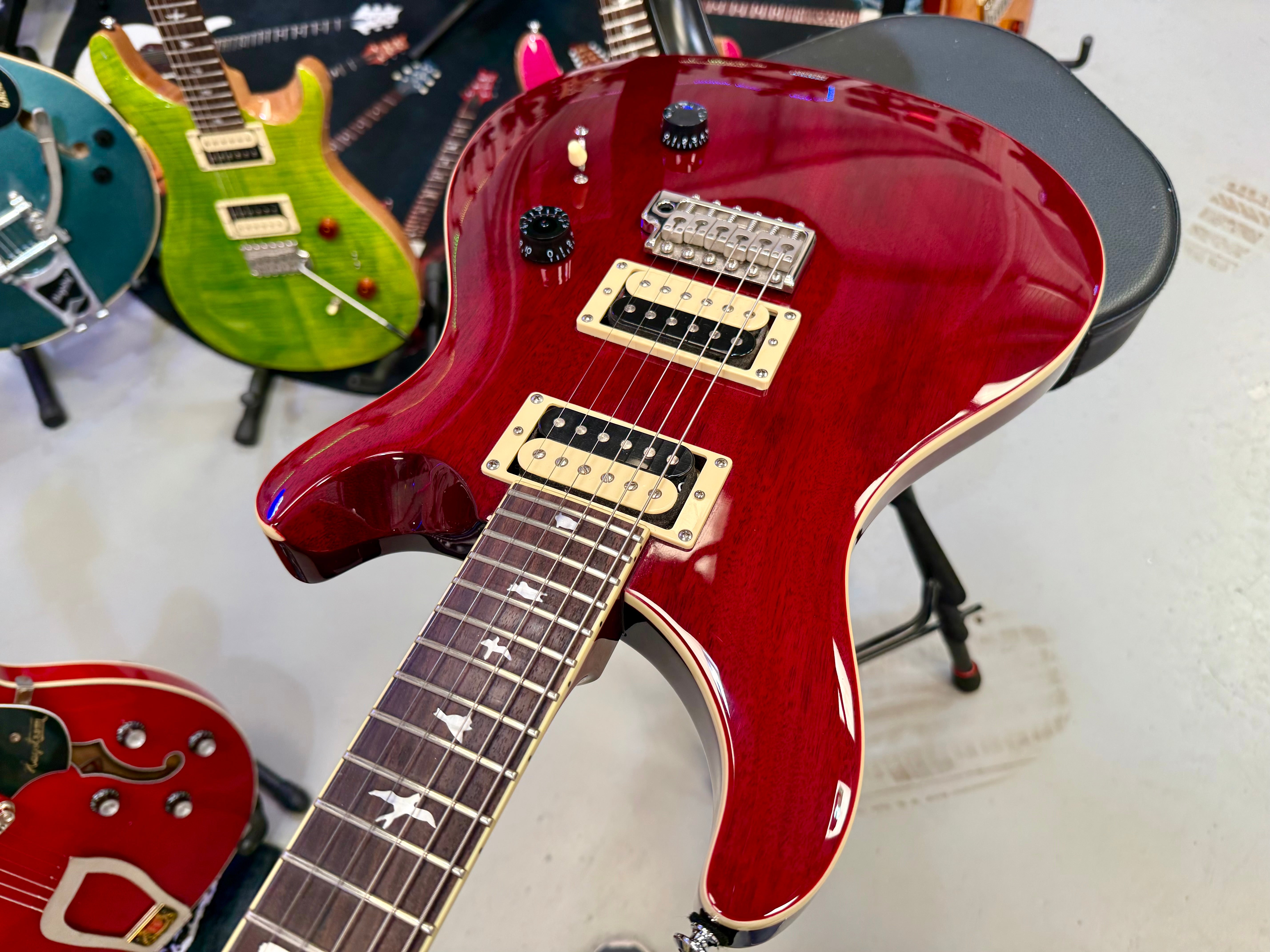 🔥2021🔥 PRS SE Standard 24~ Vintage Cherry Gloss ~ Coil Tap ~ Bird Inlays!