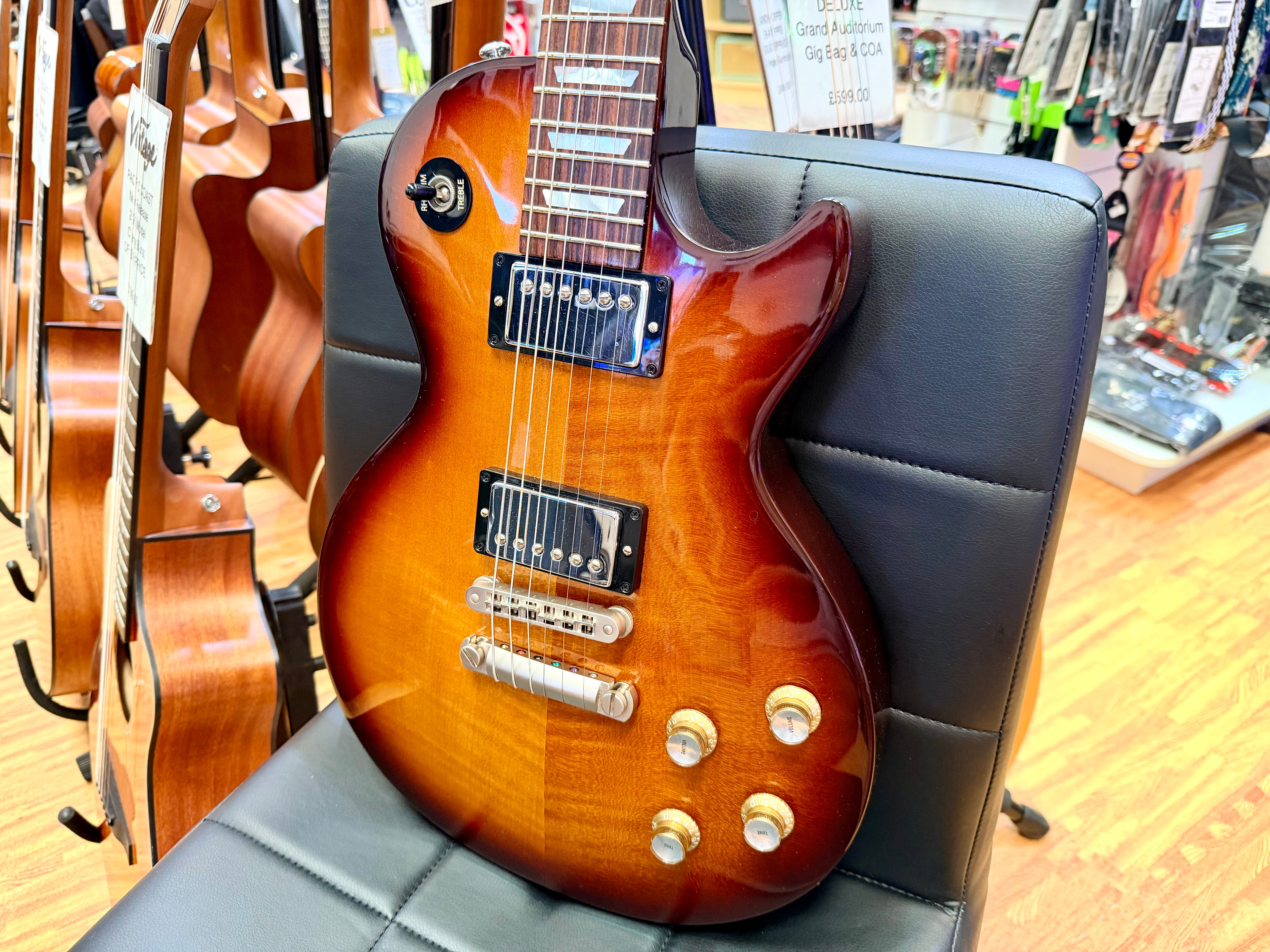 ✨2015✨ Gibson Les Paul Studio~ 100th Birthday Model~ Desert Burst~ Gold Case!