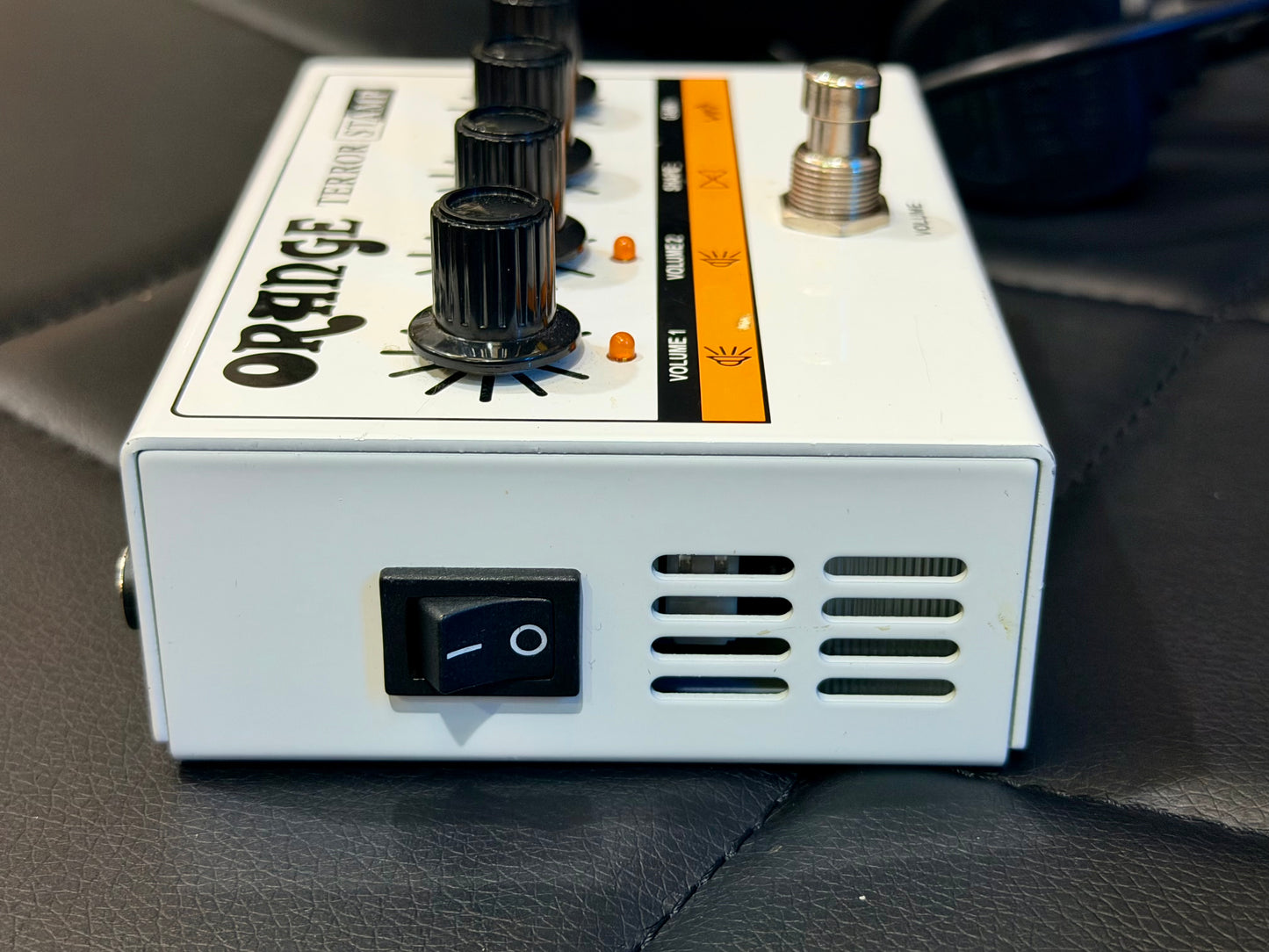 π Orange Terror Stamp 20W Valve Hybrid Guitar Amp Pedal~ White + PSU π