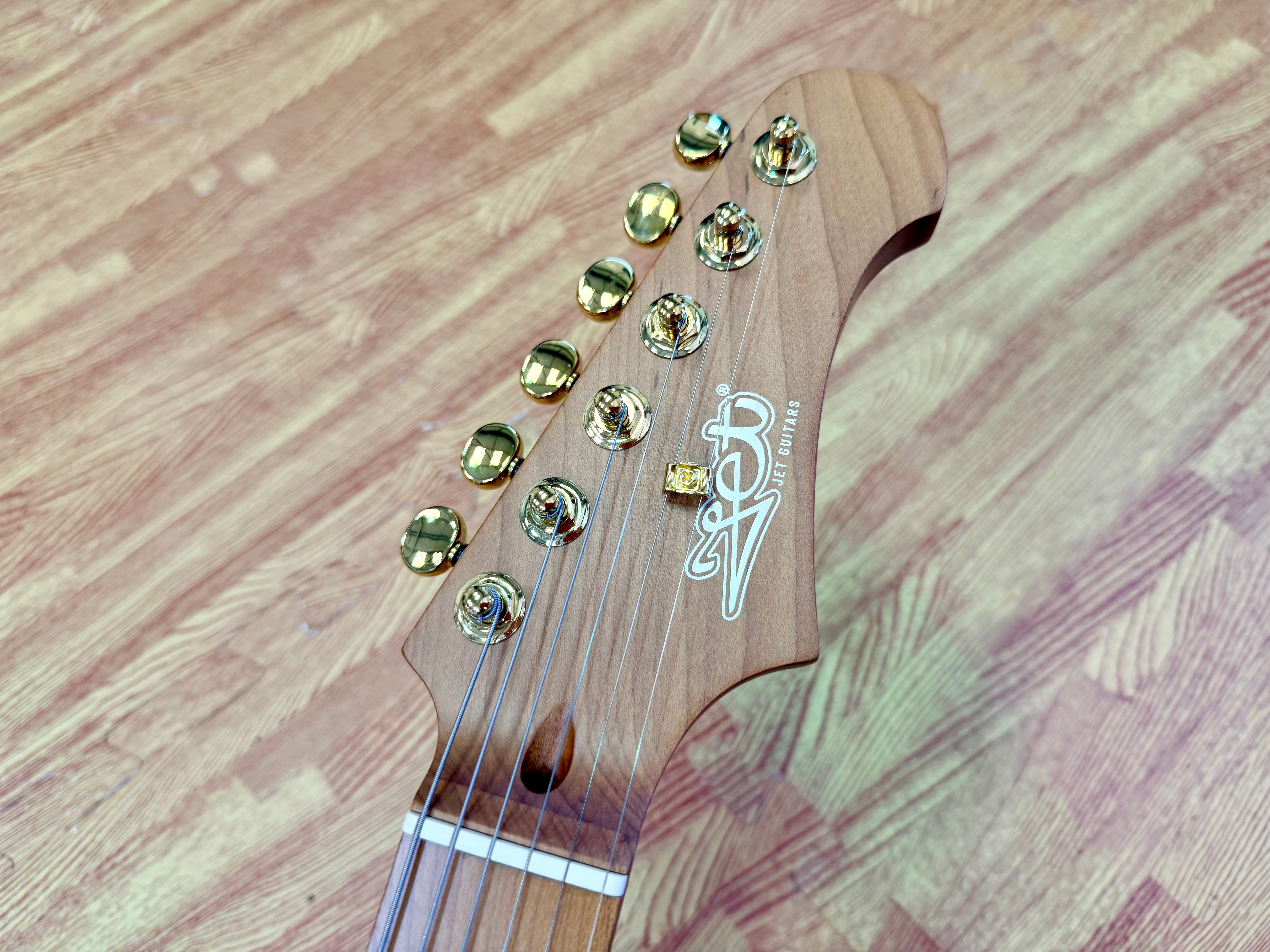 ⚡️NEW⚡️ JET JT-600 Tobacco Burst Electric Guitar~ Richie Kotzen~ Flamed Maple!