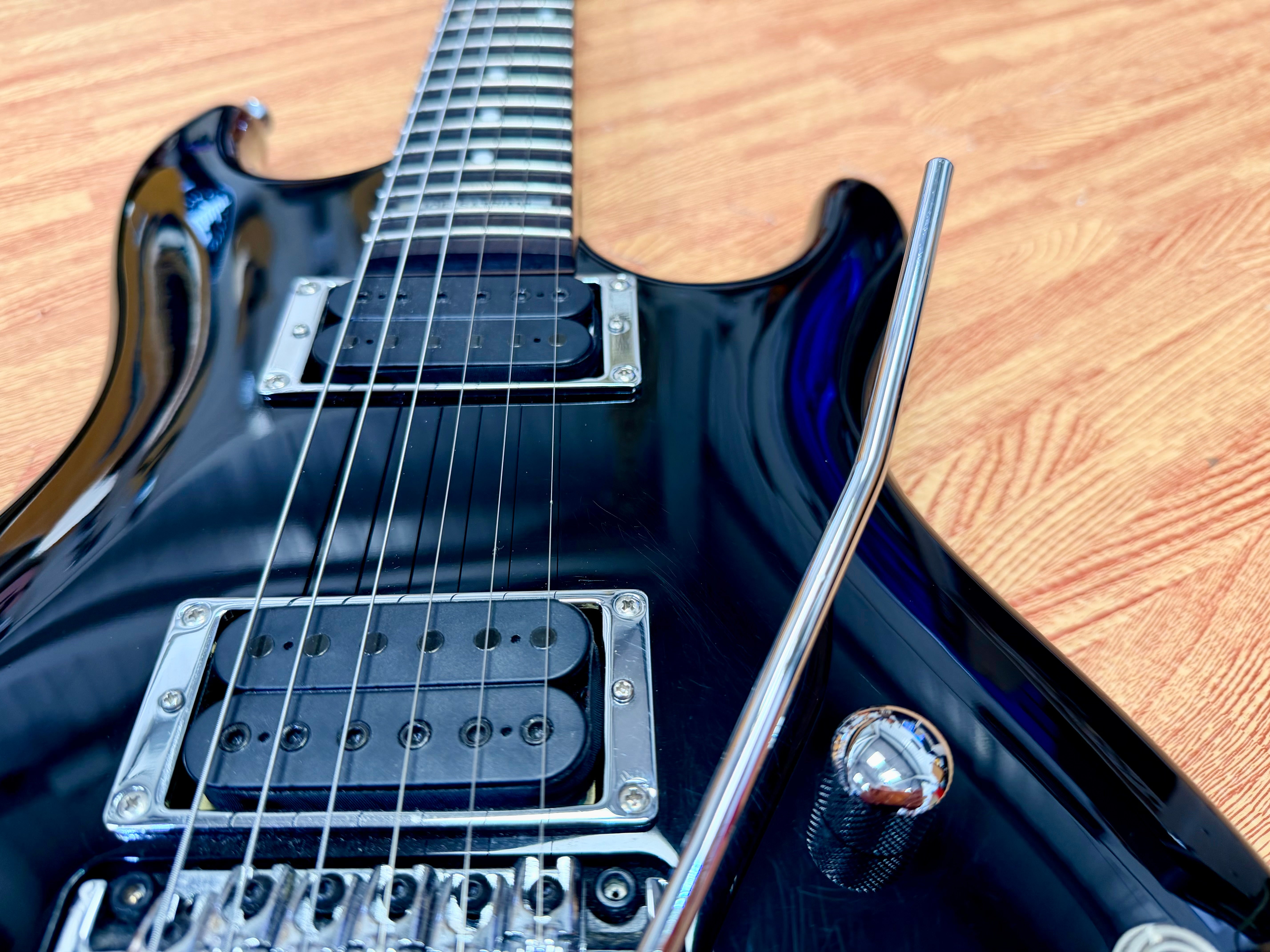 π₯2004π₯ Ibanez JS100 Joe Satriani Signature~ Black MIK Korea Electric Guitar!