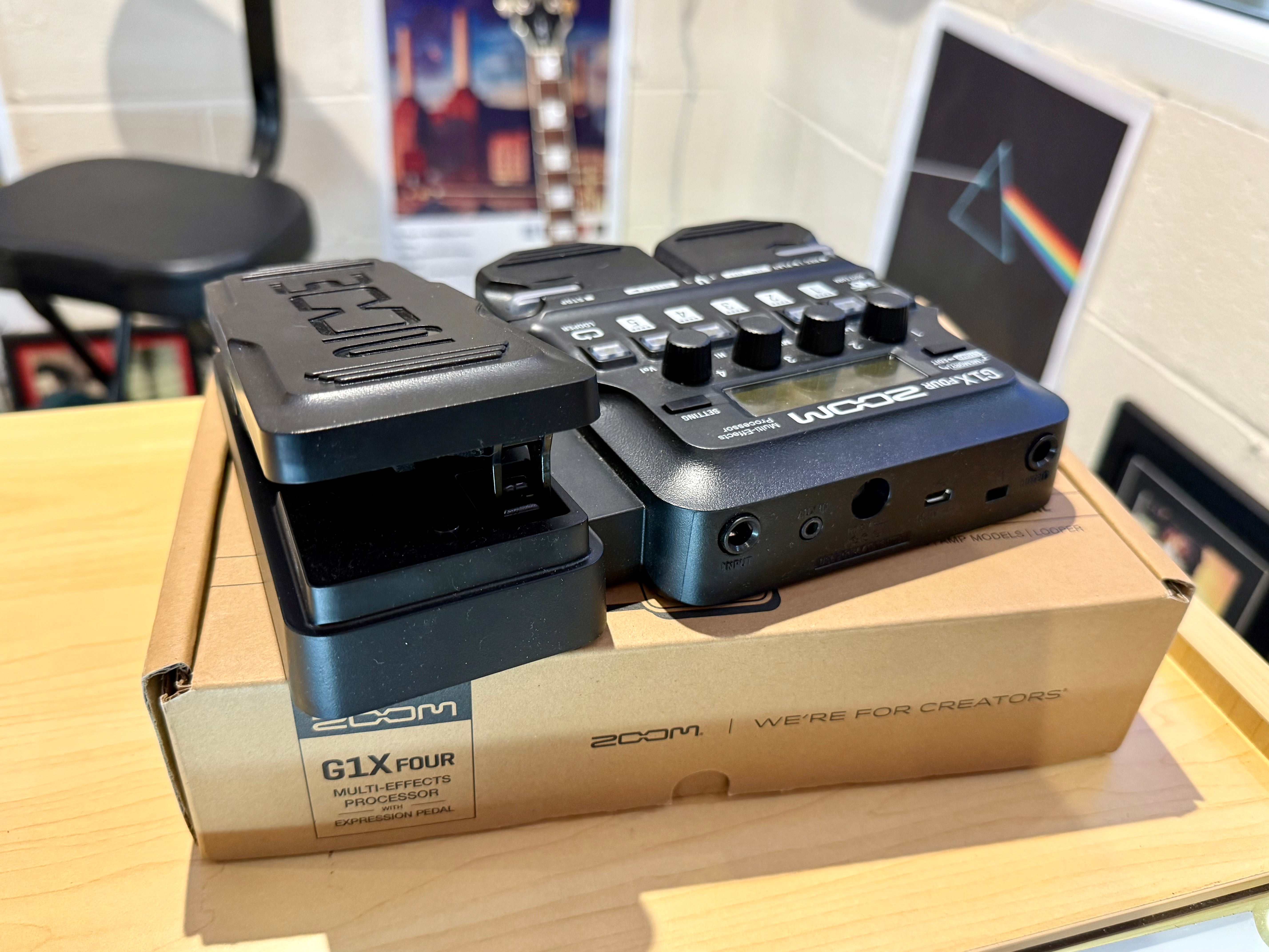 🎸 Zoom G1X Four Multi-Effects Processor for Electric Guitar~ FX Pedal~ Boxed 🎸