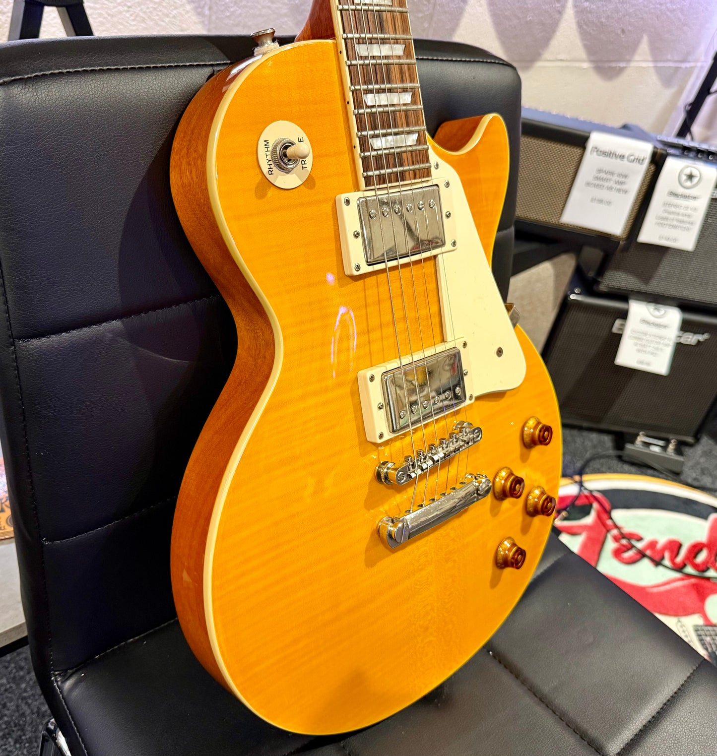 🌟RARE ANTIQUE NATURAL🌟 Epiphone Les Paul Standard~ 2010 Model~ Cherished!