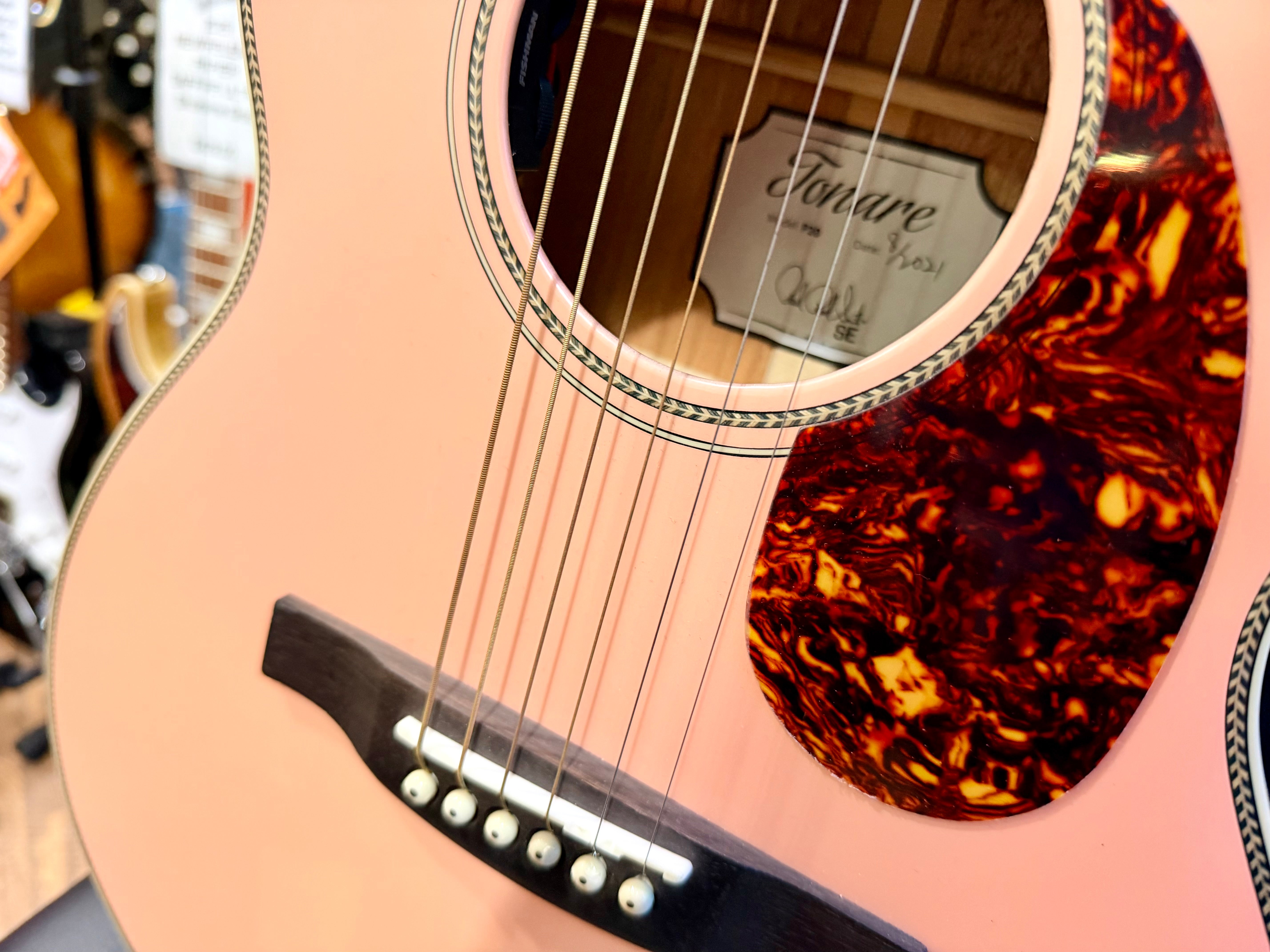 🌟LTD EDITION🌟 PRS SE Tonare Parlour P20E Electro-Acoustic Guitar~Lotus Pink + Gig Bag