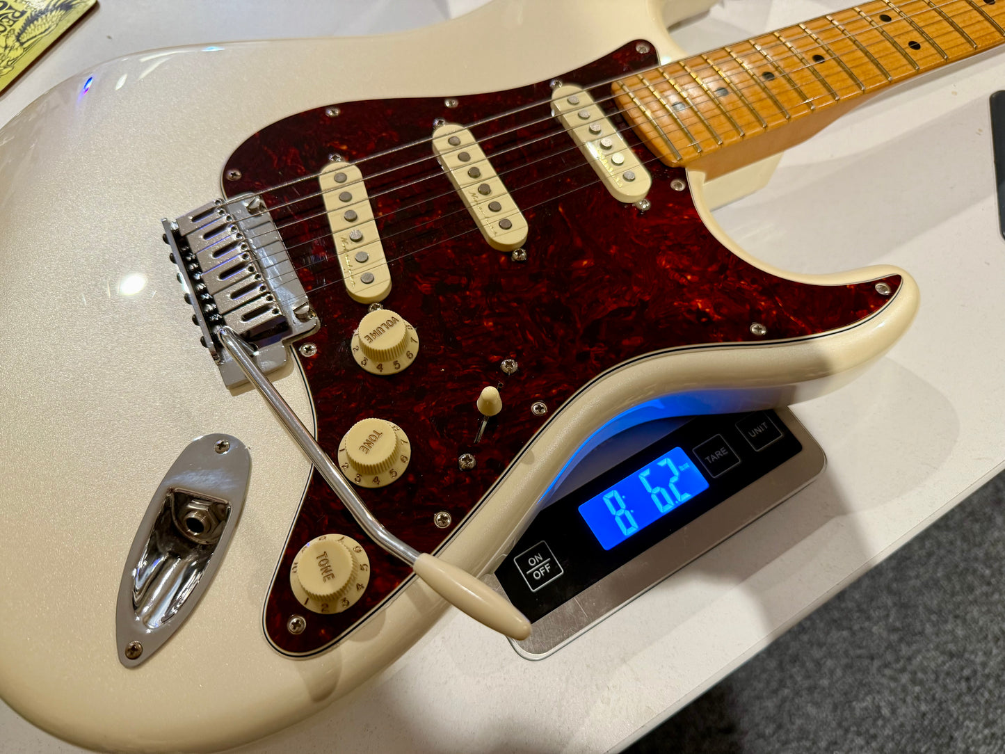 🌟2022🌟 Fender Player Plus Stratocaster~ Olympic Pearl White~ MIM~ Push/Pull!