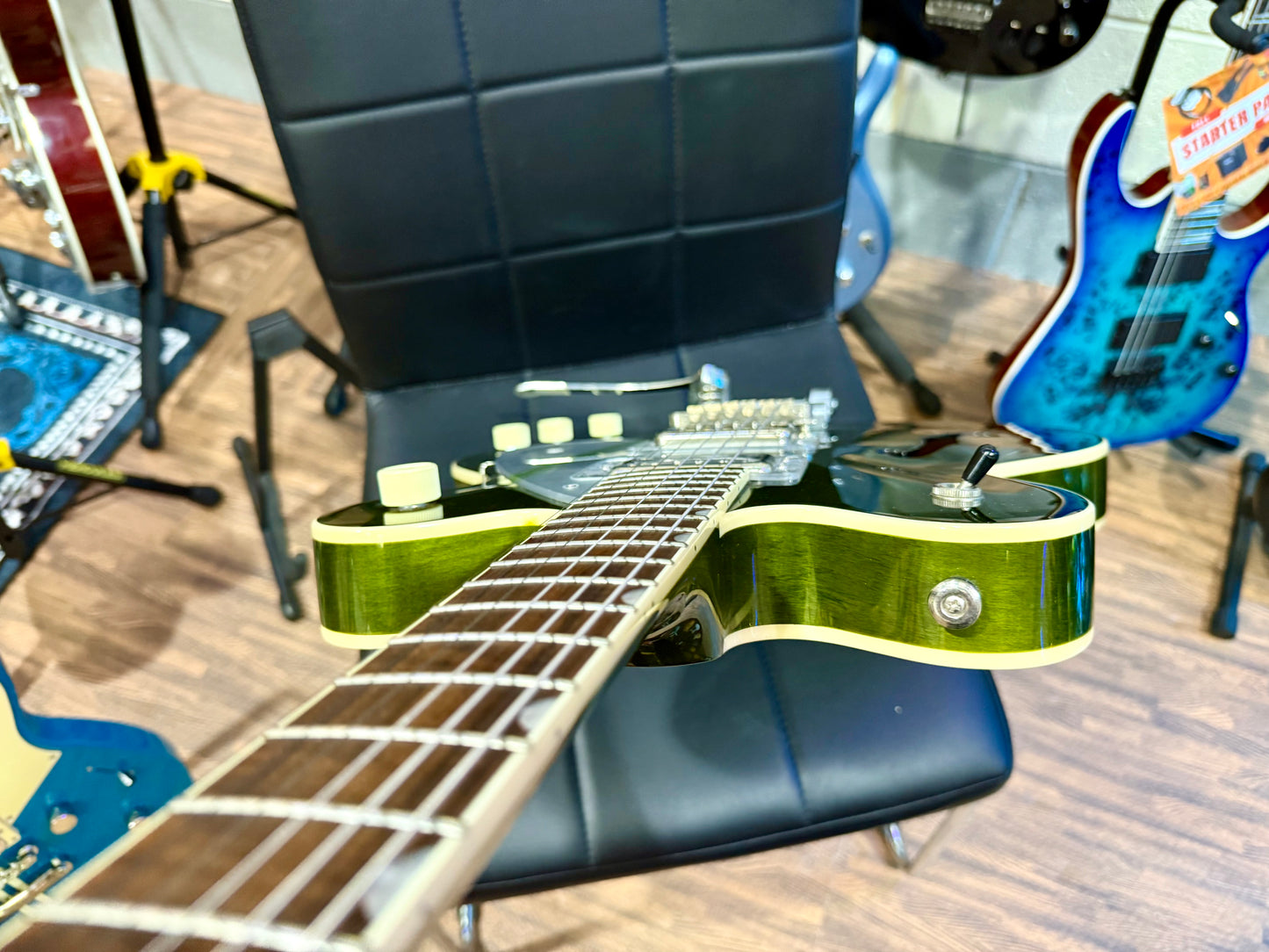 š„LTD EDITIONš„ Gretsch G2604T Streamliner Rally II Green Stain W/Bigsby~ Center Block~ MINT