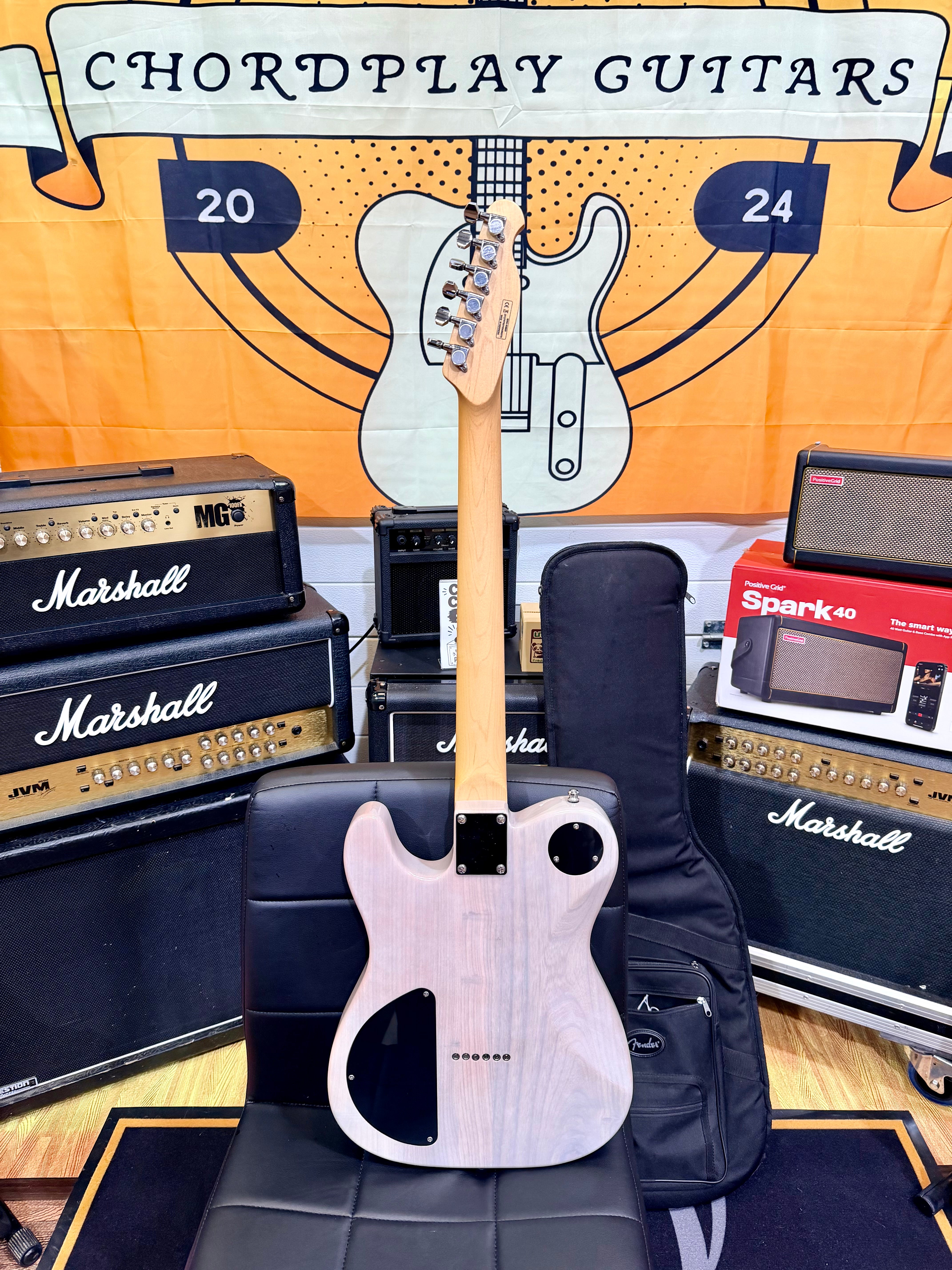 ✨ Harley Benton TE-90FLT VW Deluxe Series Vintage White~ Tele ‘Cabronita’ ✨