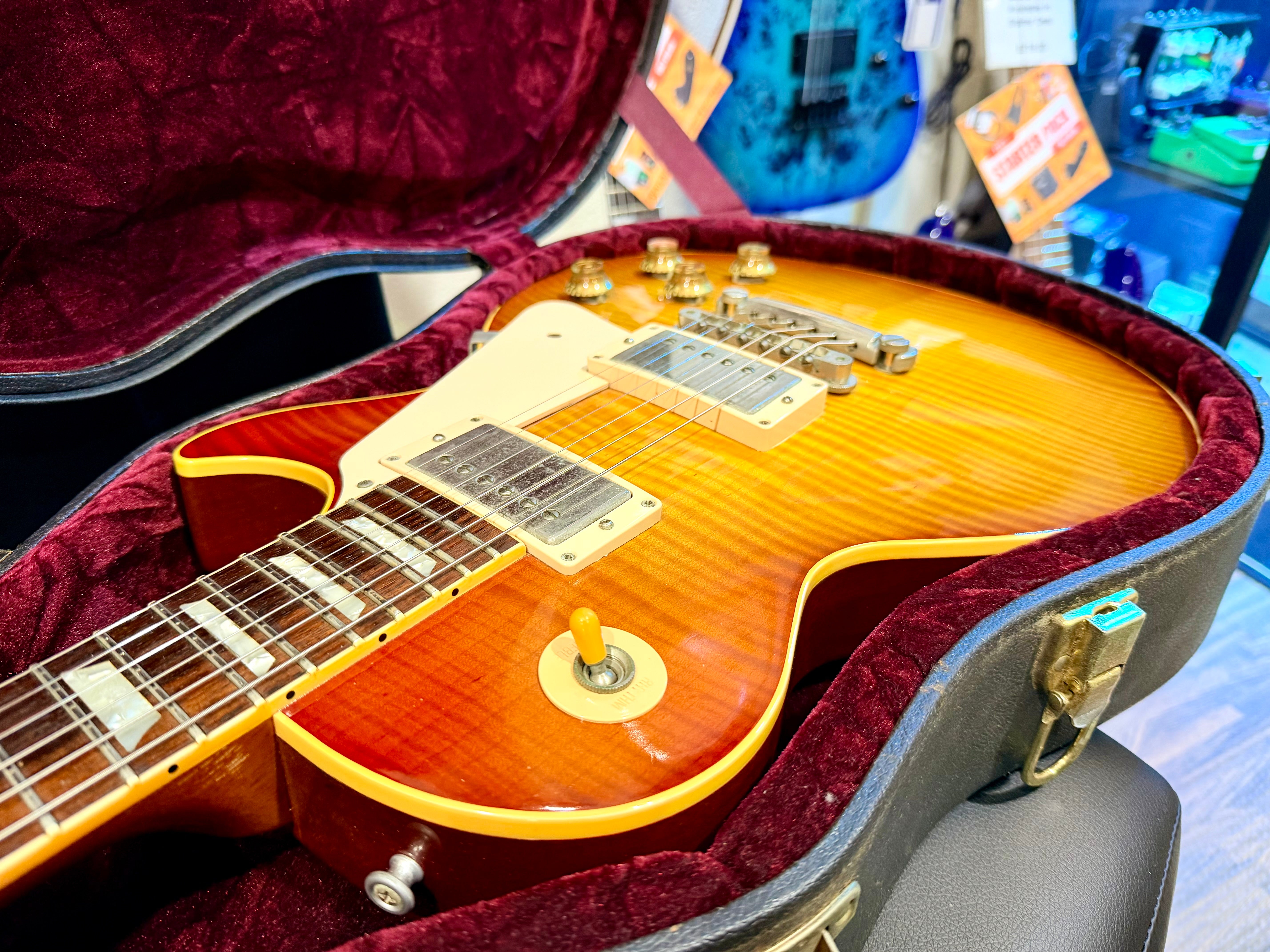🔥YAMANO🔥 1999 Gibson Custom Shop 1959 Les Paul Historic Reissue~ Ice Tea Burst