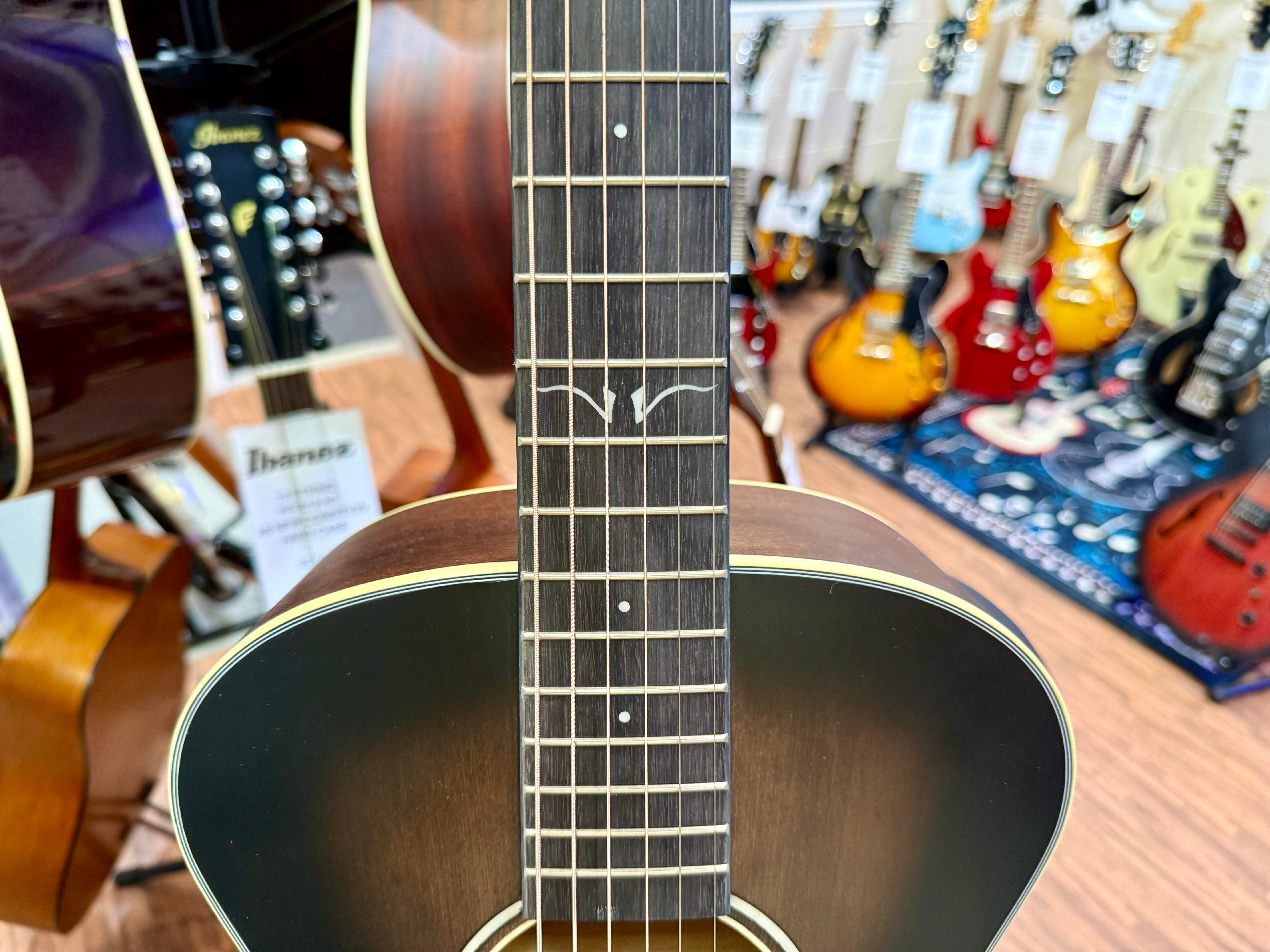 🌟NEW FOR 2025🌟 Vintage Historic Series 'Parlour' Acoustic Guitar ~ Aged Finish