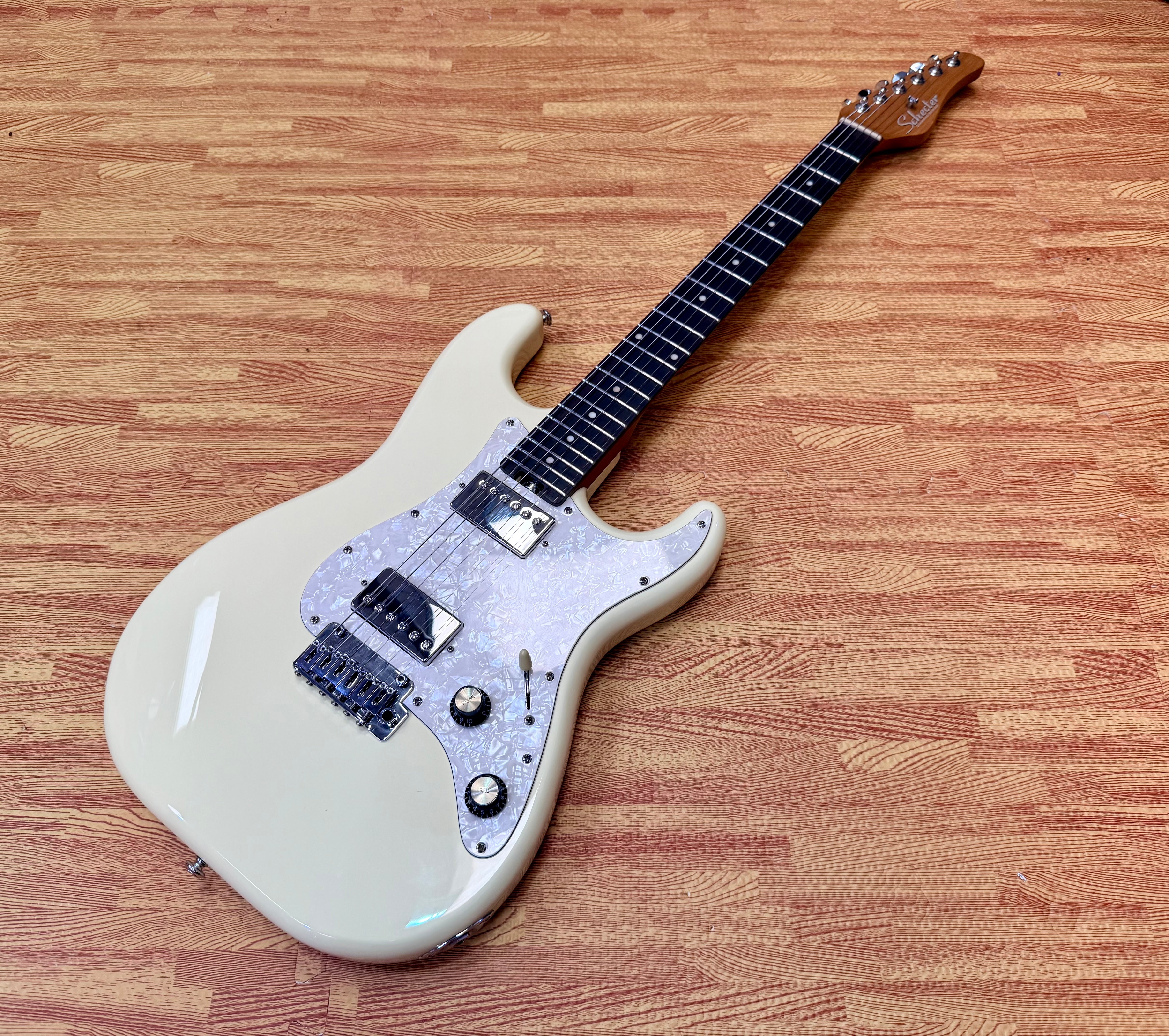 π₯2022π₯ Schecter Jack Fowler Traditional Signature~ Ivory~ USA Pasadena Pickups