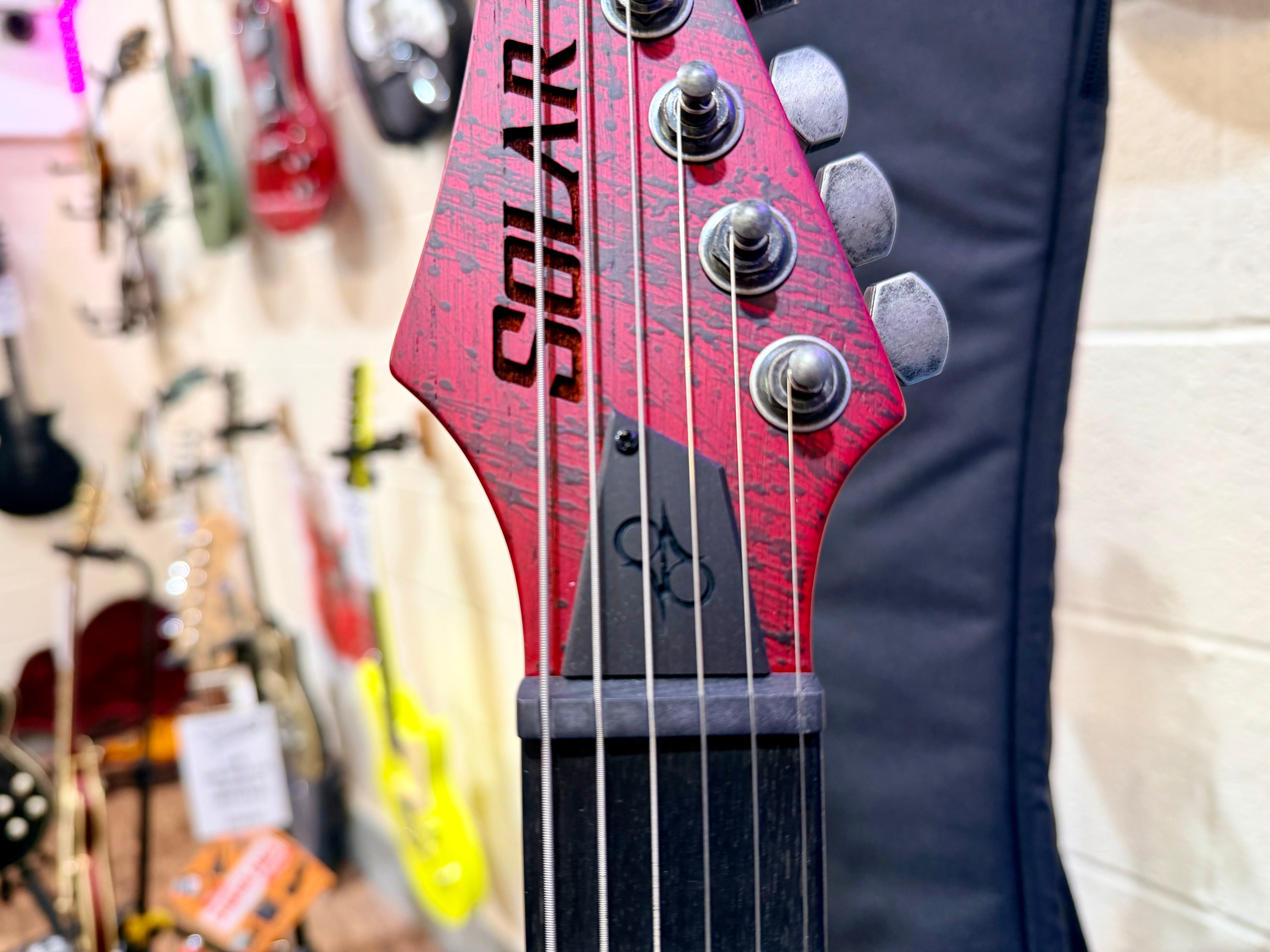 🔥2025🔥 Solar V2.6 Cannibalismo + Plus Flying V~ Blood Red~ Gig Bag~ MINT!