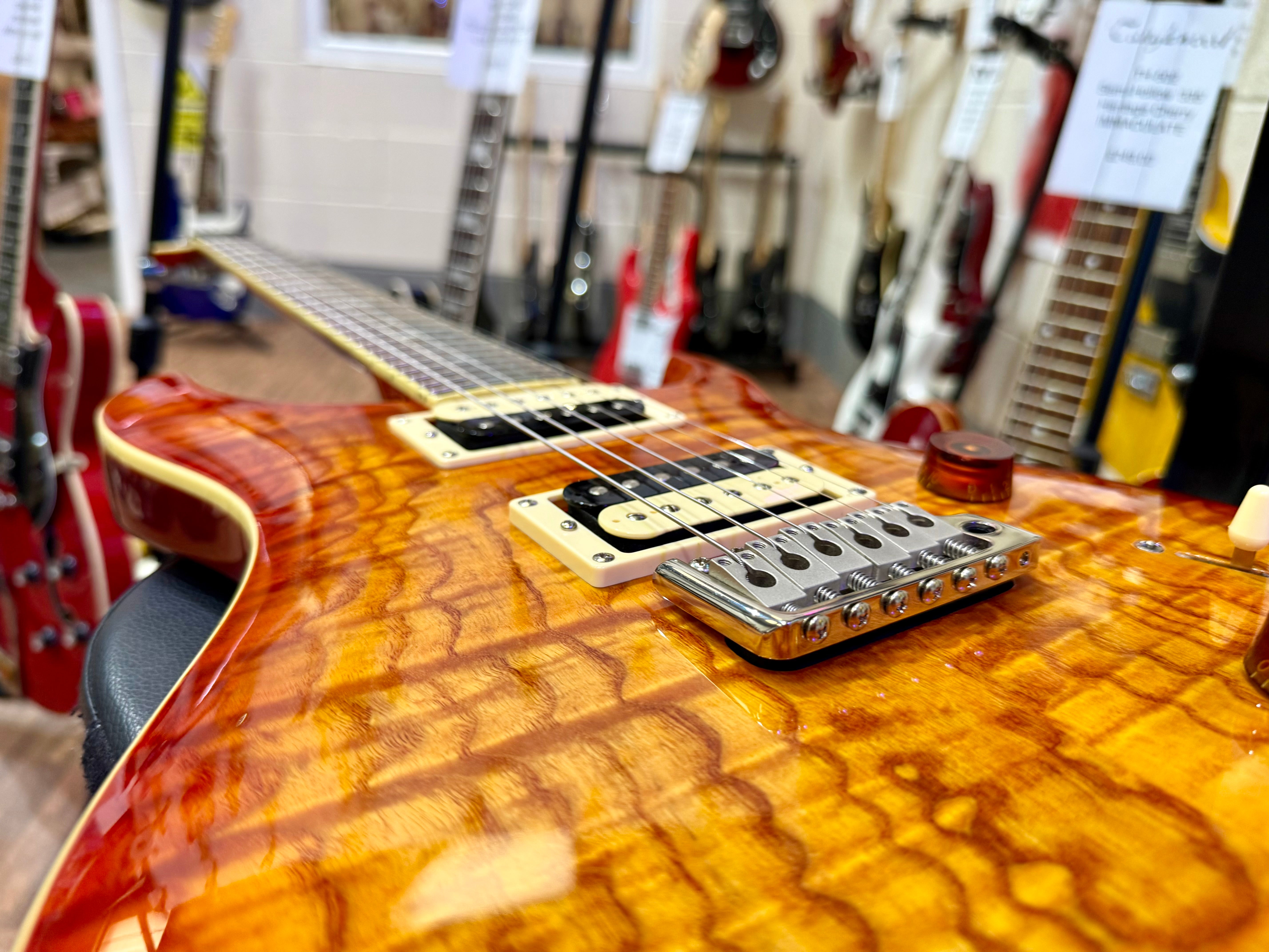 🔥LIMITED EDITION🔥 PRS SE Custom 24 Burled Ash~ Vintage Sunburst~ 2019~ RARE!