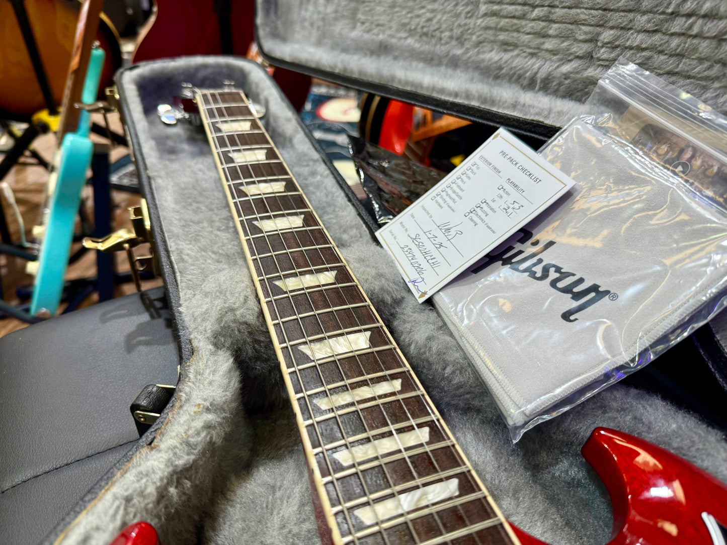 š„2024 USAš„ Gibson SG Standard~ Heritage Cherry~ Hard Case & Candy!