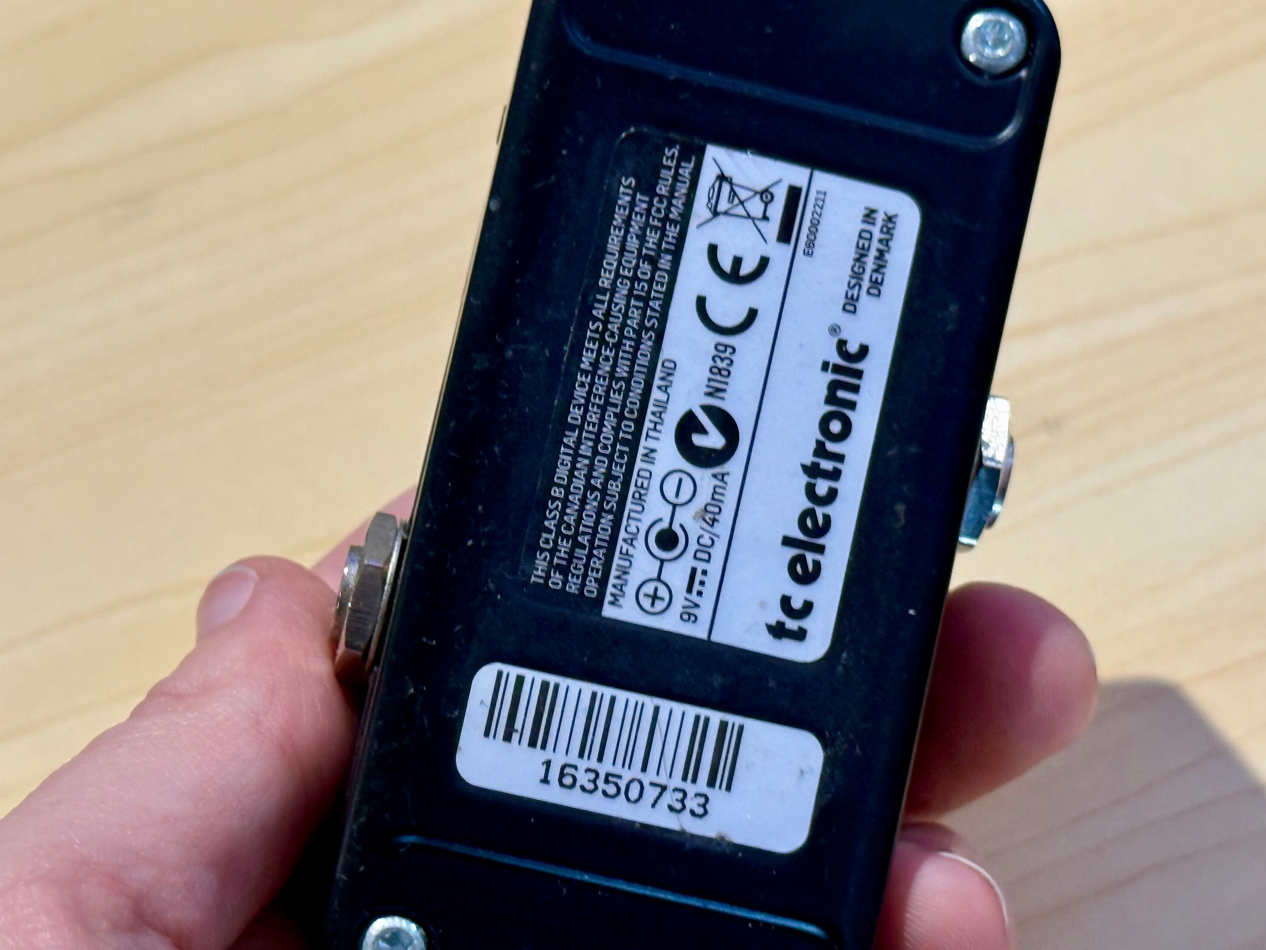 🎸 TC Electronic Polytune 2 Noir Mini Tuner Pedal Guitar Bass Polyphonic 🎸