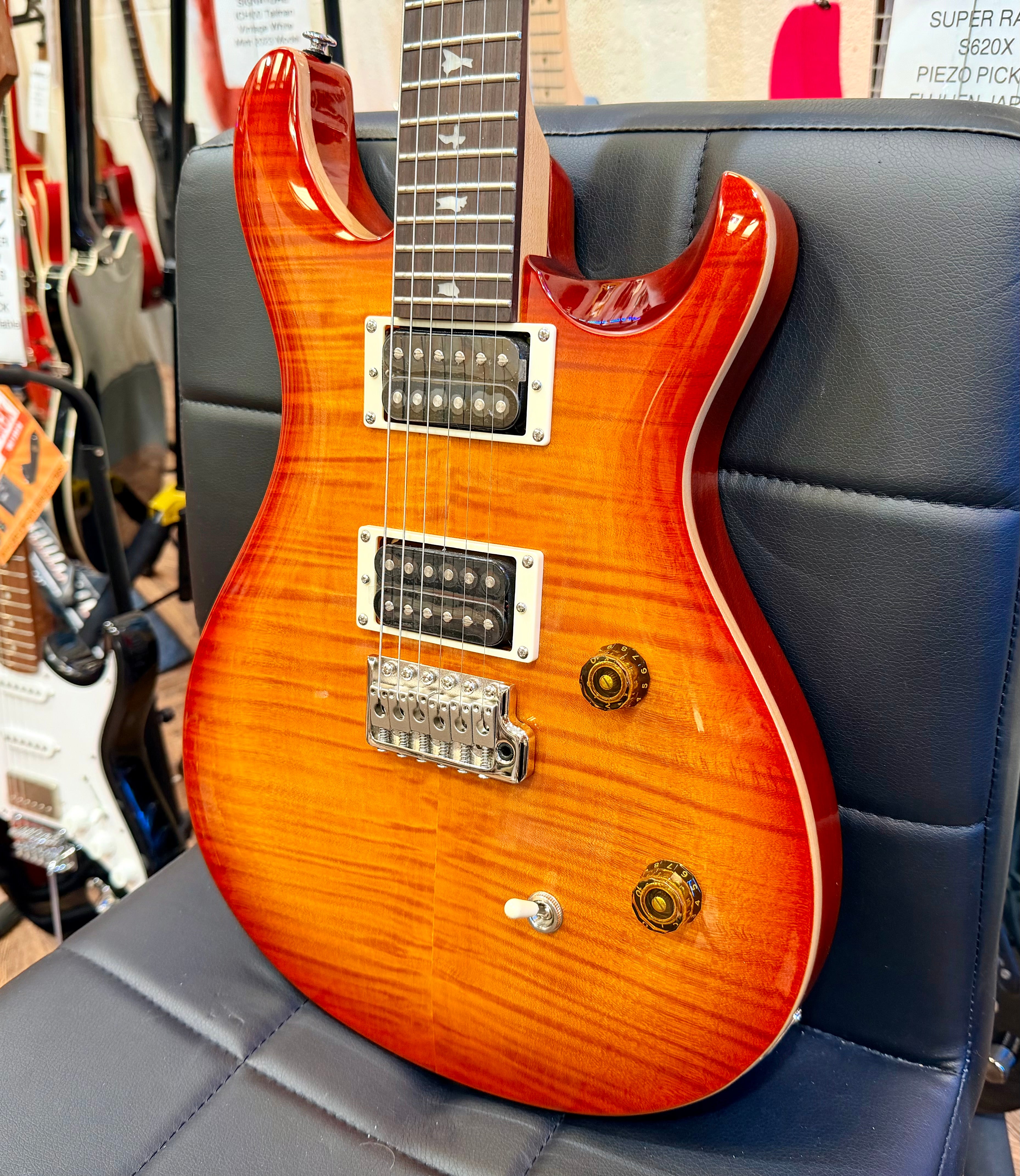 ☀️NEW 2025☀️ PRS SE CE 24~ Vintage Sunburst~ Satin Neck~ Gig Bag Included!