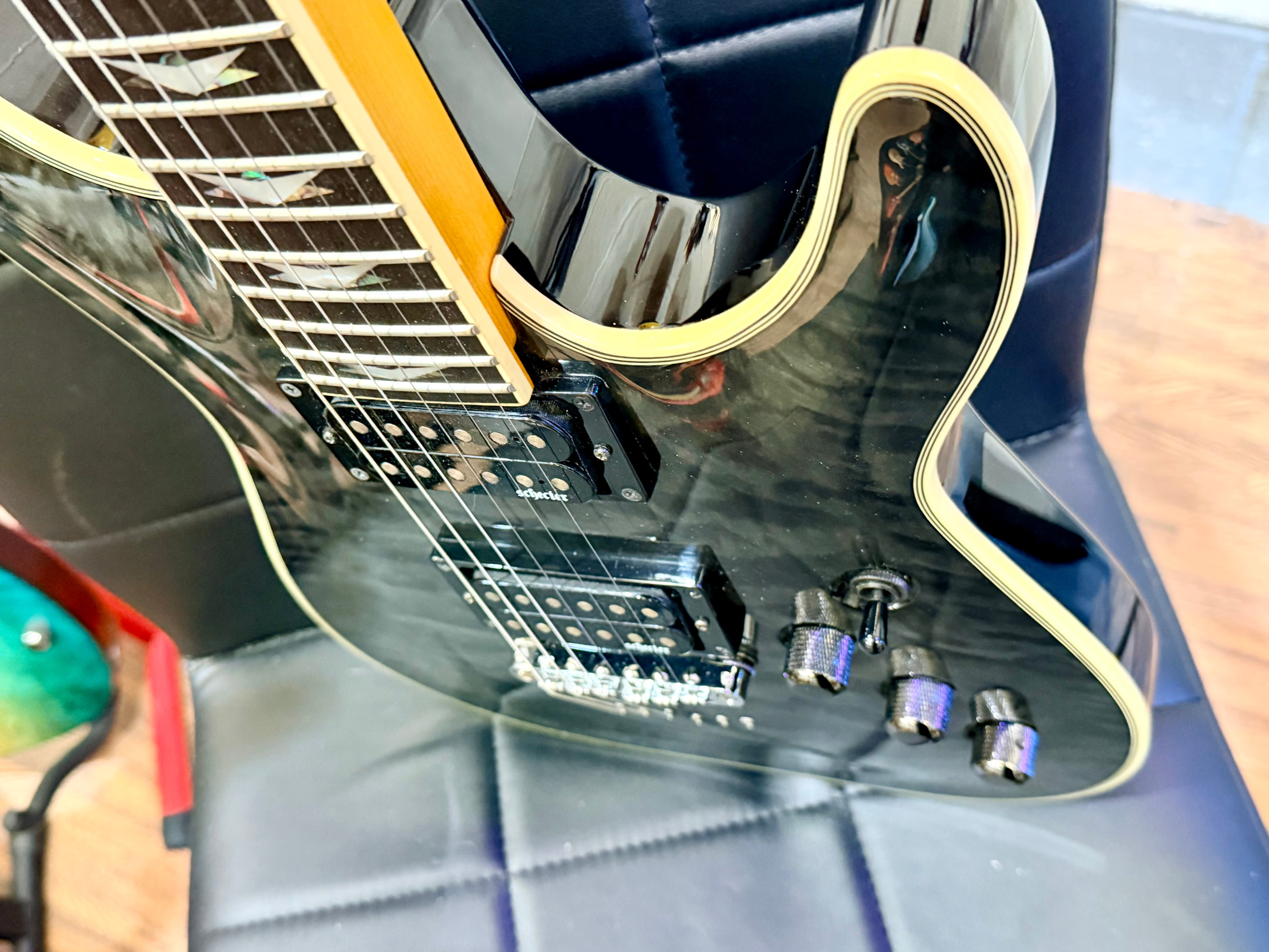 🔥MINT🔥 Schecter Omen Extreme 6 Electric Guitar~ See Thru Black~ Diamond~ 2020!