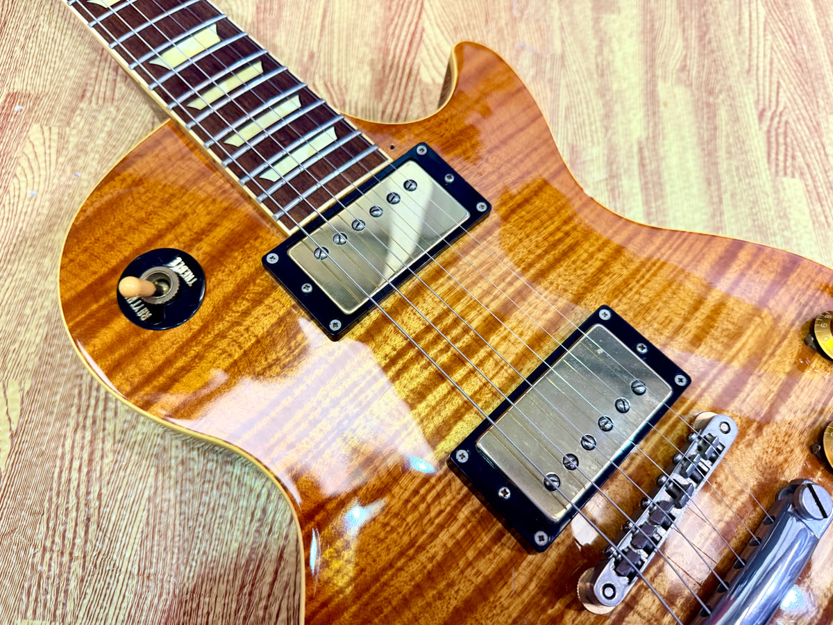 π―π΅1996π―π΅ Orville LPS-80F Les Paul Deep Cherry Tiger Top MIJ Japan Import!