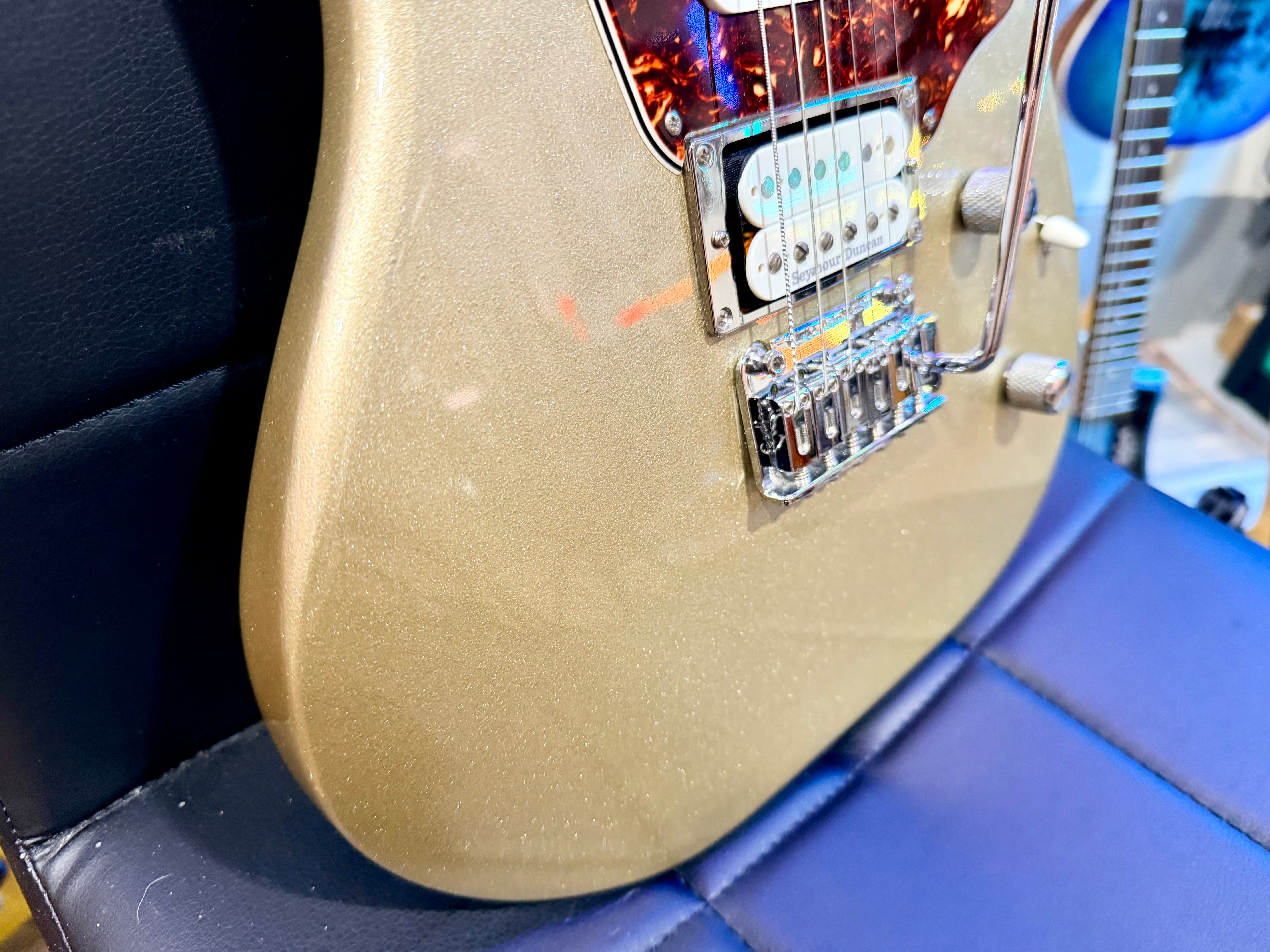 🌟MINT🌟 Godin Session RW LTD~ Silver Gold HG~ Seymour Duncan HSS + Gig Bag!