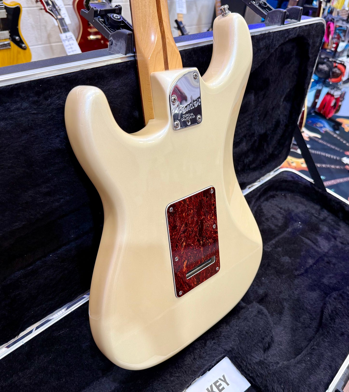 🌟2010🌟 Fender American Deluxe Stratocaster~ Olympic Pearl~ Noiseless~ Gilmour!