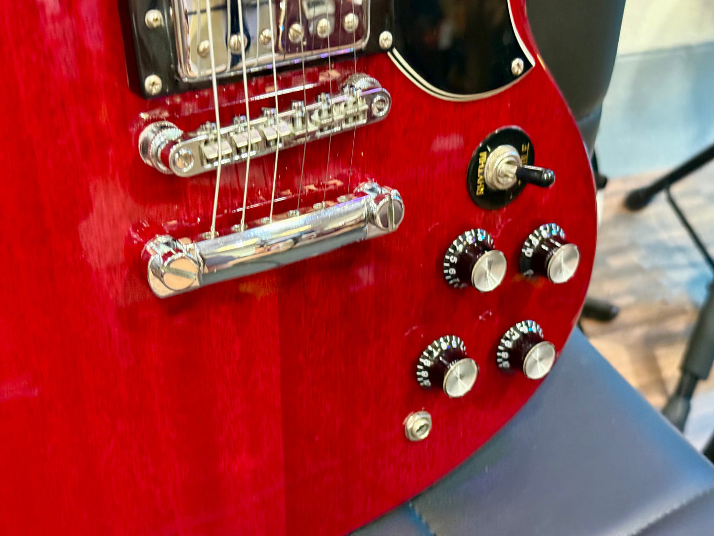 ๐ 2000 KOREA ๐ Epiphone SG G-400 Standard~ Heritage Cherry Electric Guitar!