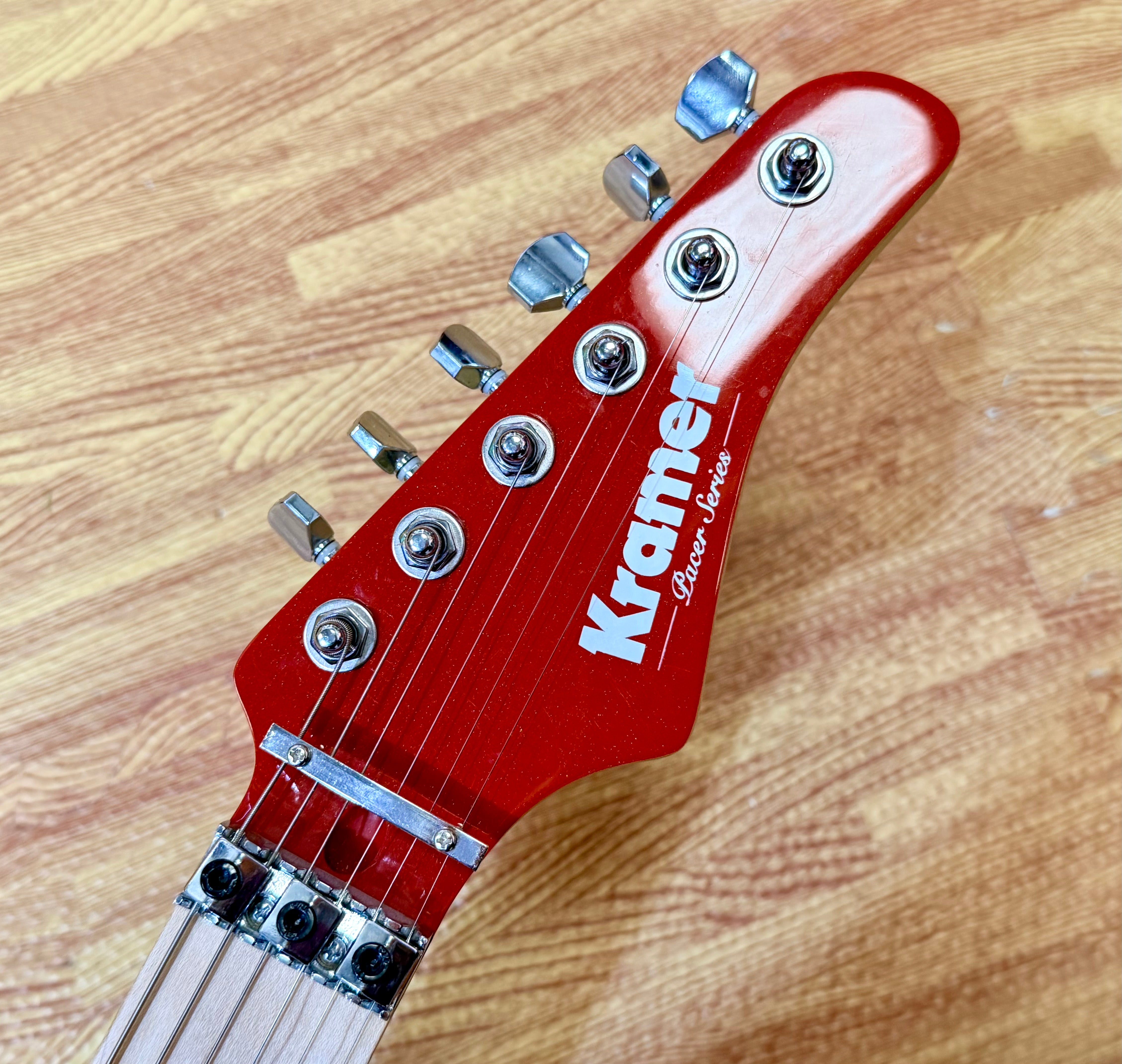 🔥2021🔥 Kramer Pacer Classic FR Special~ Scarlet Red Metallic~ Floyd Rose HH!