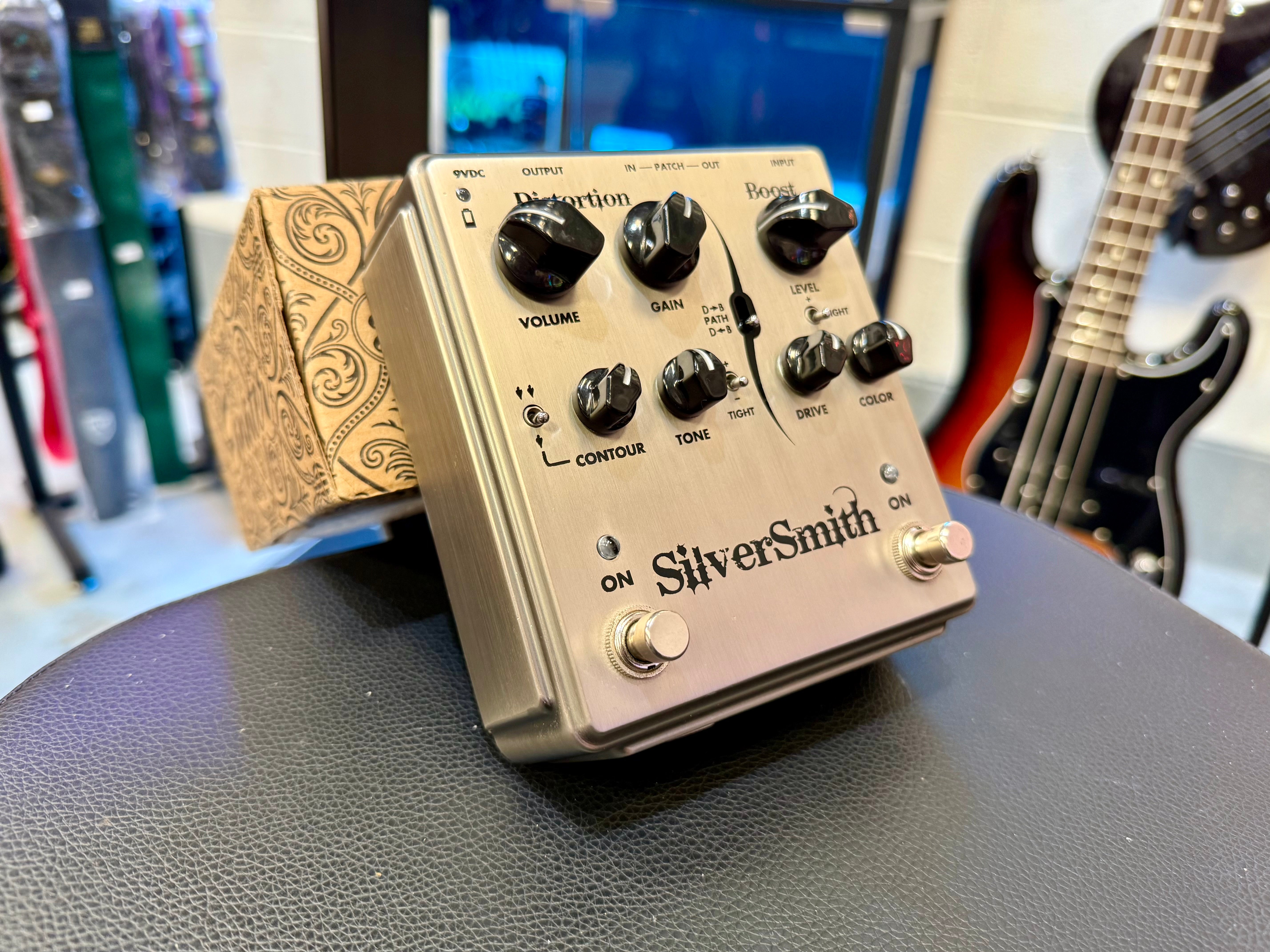 🔥 Egnater Silversmith Distortion and Boost Guitar Effects Pedal~ Boxed! 🔥