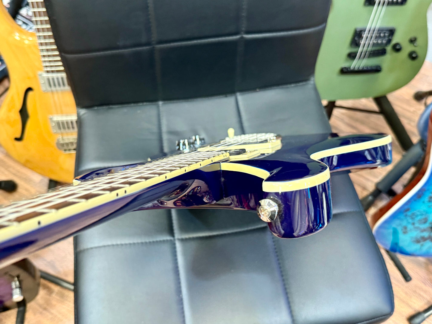 ๐MINT 2022๐ PRS SE Standard 24-08 In Translucent Blue~ Coil Splitting + Gig Bag
