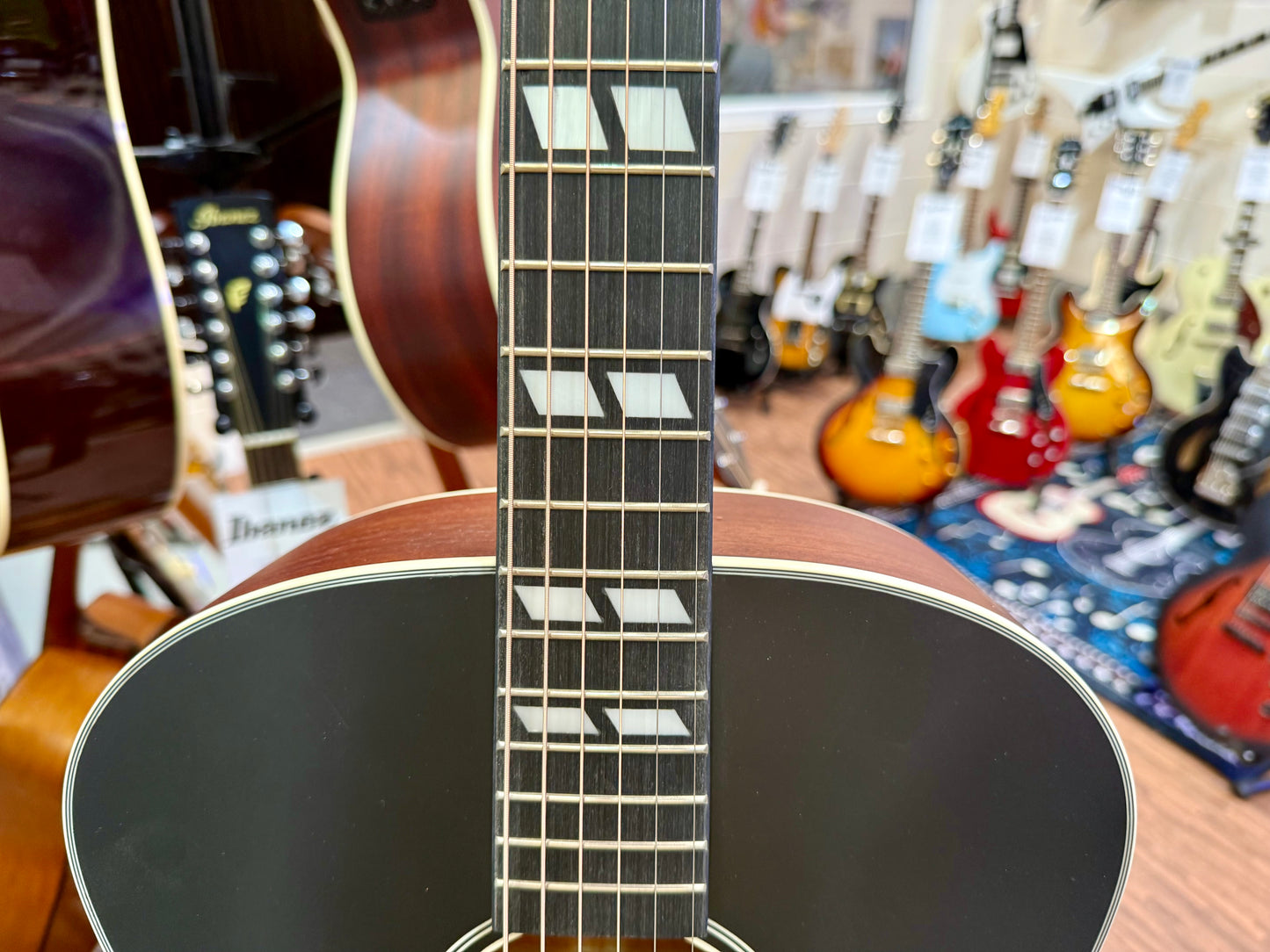 ๐NEW 2025๐ Vintage Historic Series Electro Acoustic Orchestral Guitar~ VE160VSB