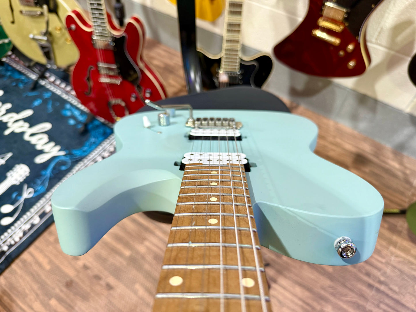 🔥MINT🔥 Harley Benton Fusion-T Pro Series Telecaster HH~ Roasted Maple + CASE!