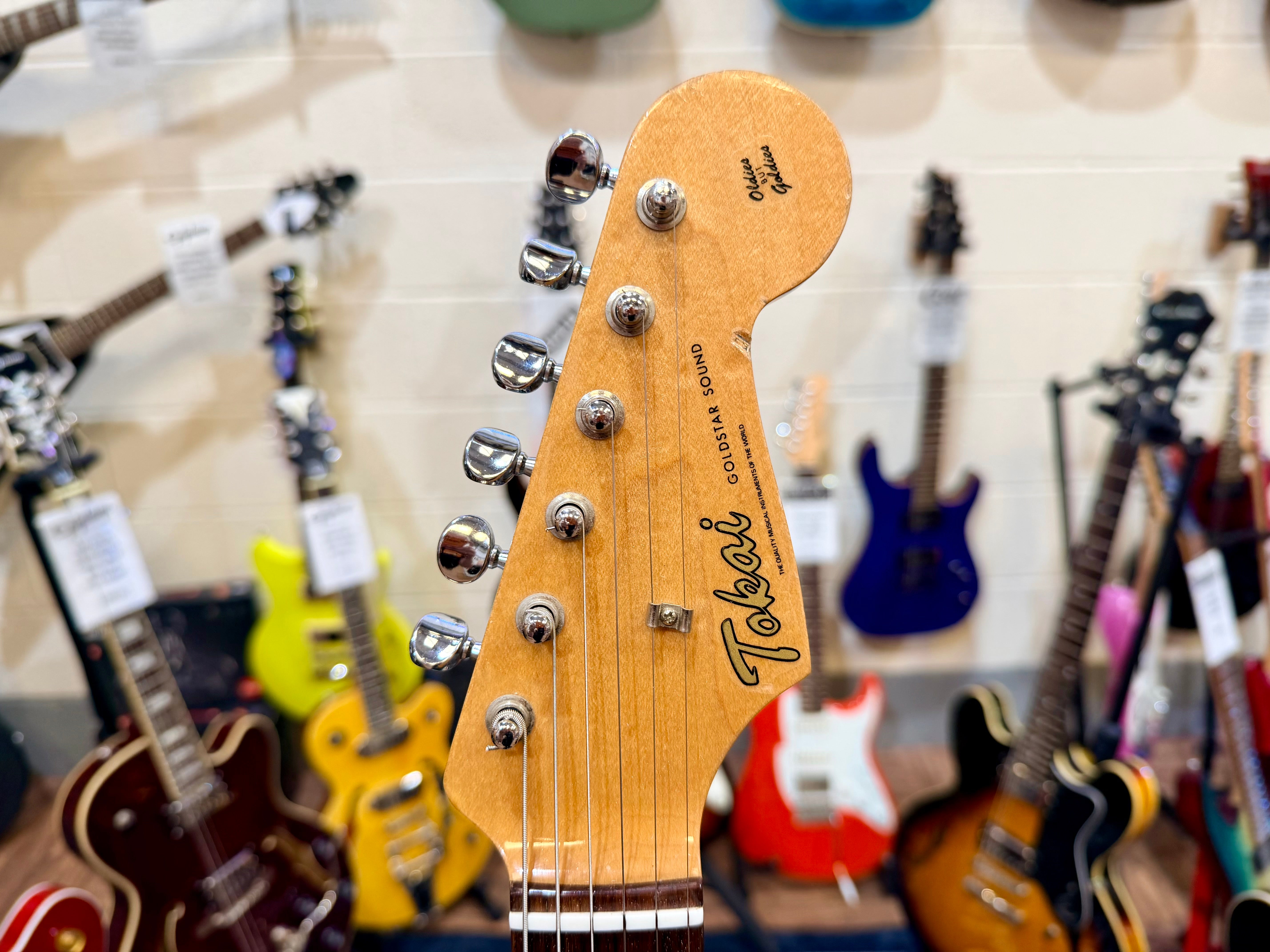 🔥RARE🔥 1984 Tokai Goldstar Sound Stratocaster~ Made In Japan MIJ~ Black Strat!