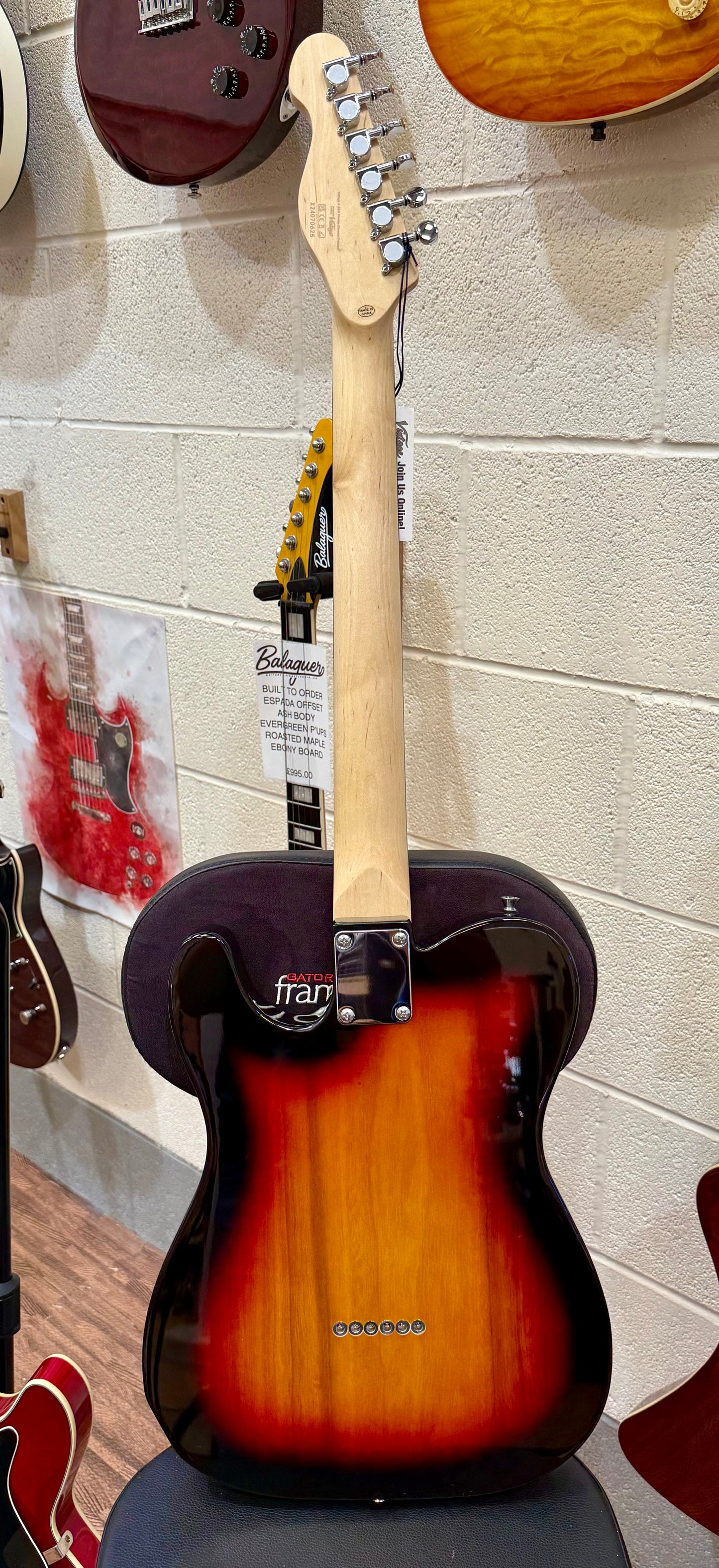 🌟BRAND NEW🌟 Vintage V20 Coaster Series Telecaster Guitar~ 3 Tone Sunburst!