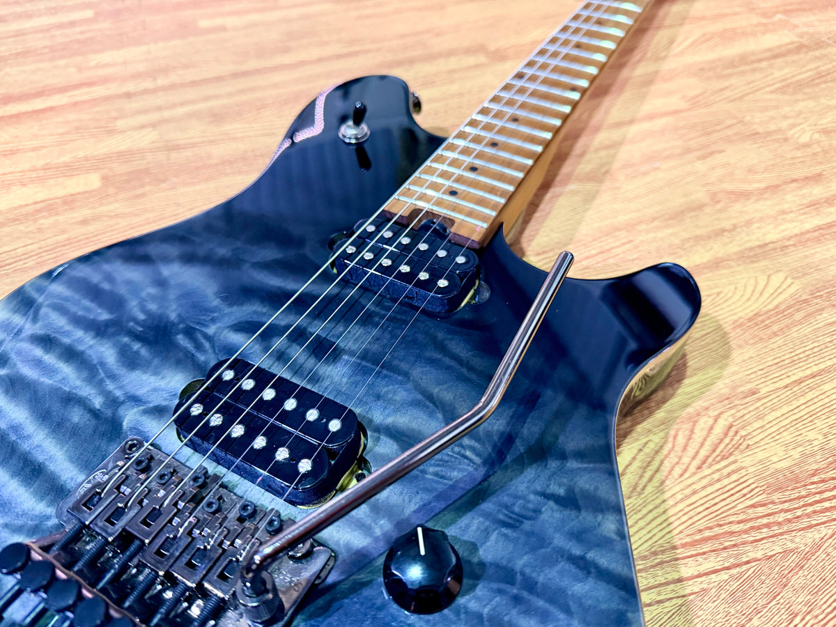 2022 EVH Wolfgang Standard QM~ Quilted Black Fade~ Baked Maple Neck~ Floyd Rose